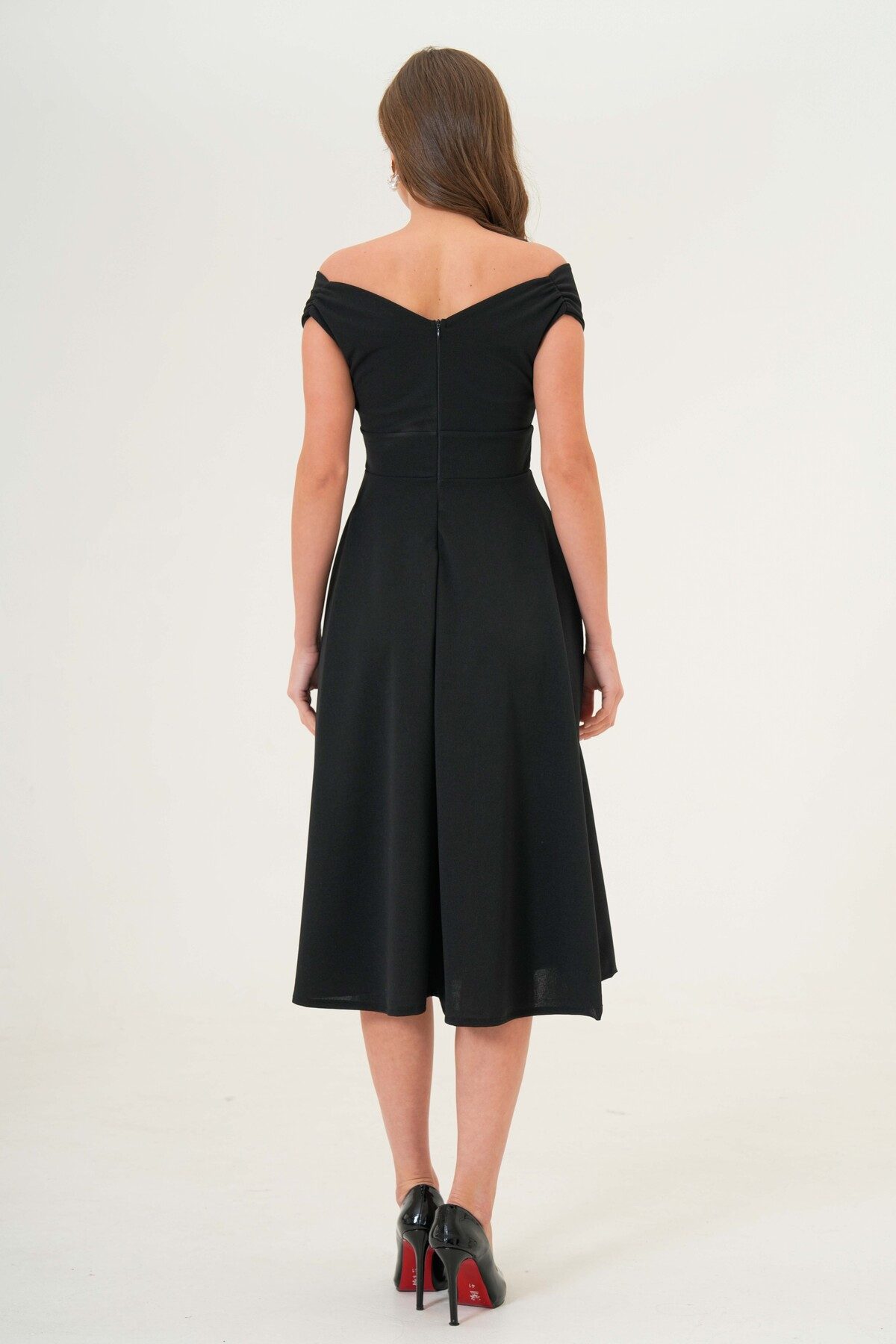 WOMAN VISION Midikleid Wickelkleid in Midi-Länge – Bild 3 von 5