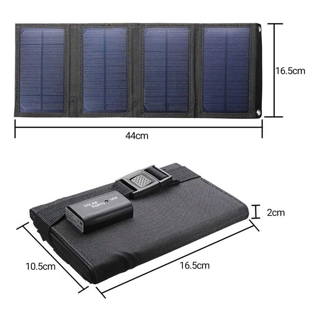 Rutaqian Solaranlage Solarladegerät Wasserdichtes Powerbank Solarabsorber Tarnung Sonnenkollektor