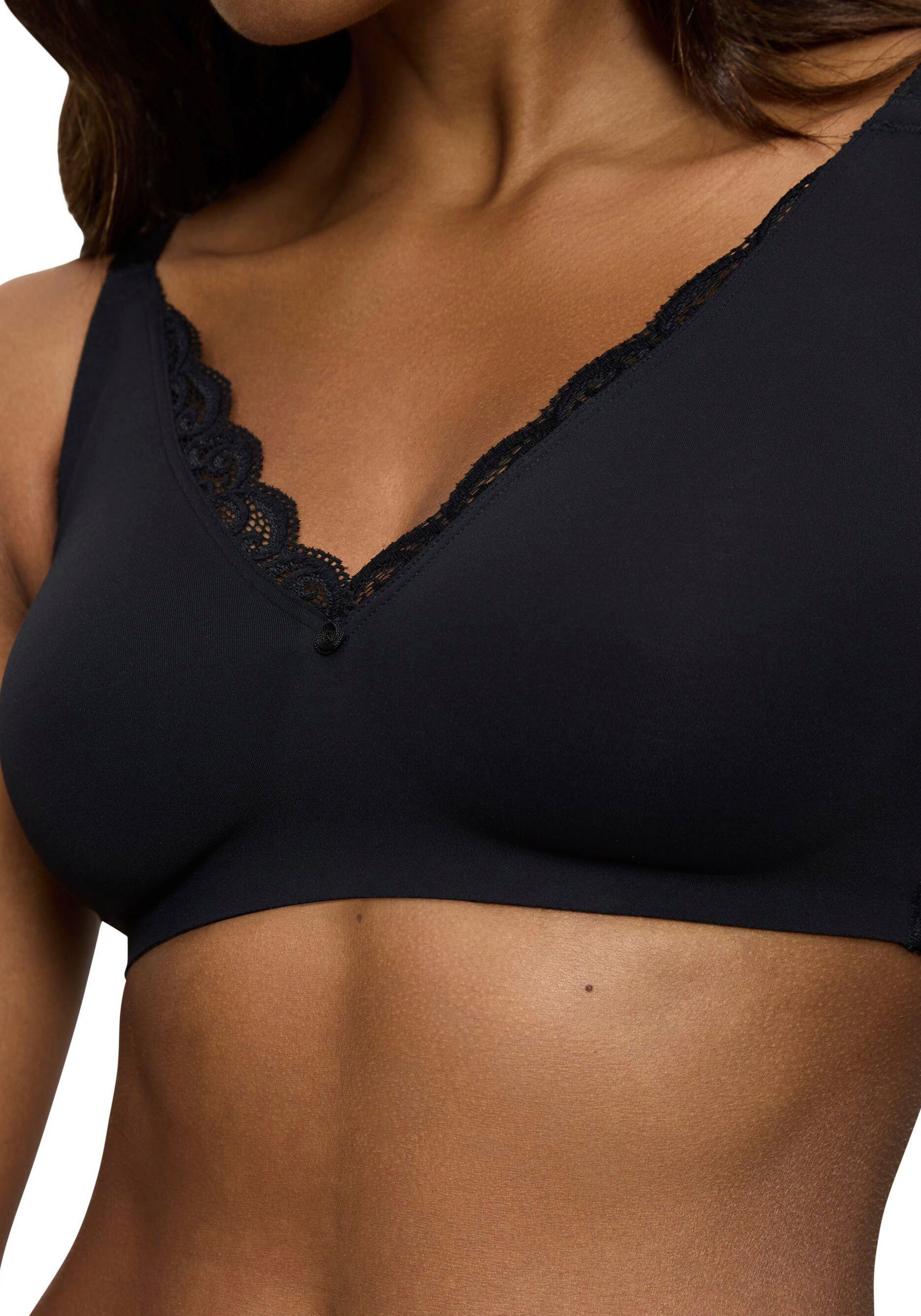 Triumph Minimizer-BH Amourette N01 mit Spitzendetails und ohne Bügel