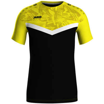 Jako Kurzarmshirt T-Shirt Iconic schwarz/soft yellow