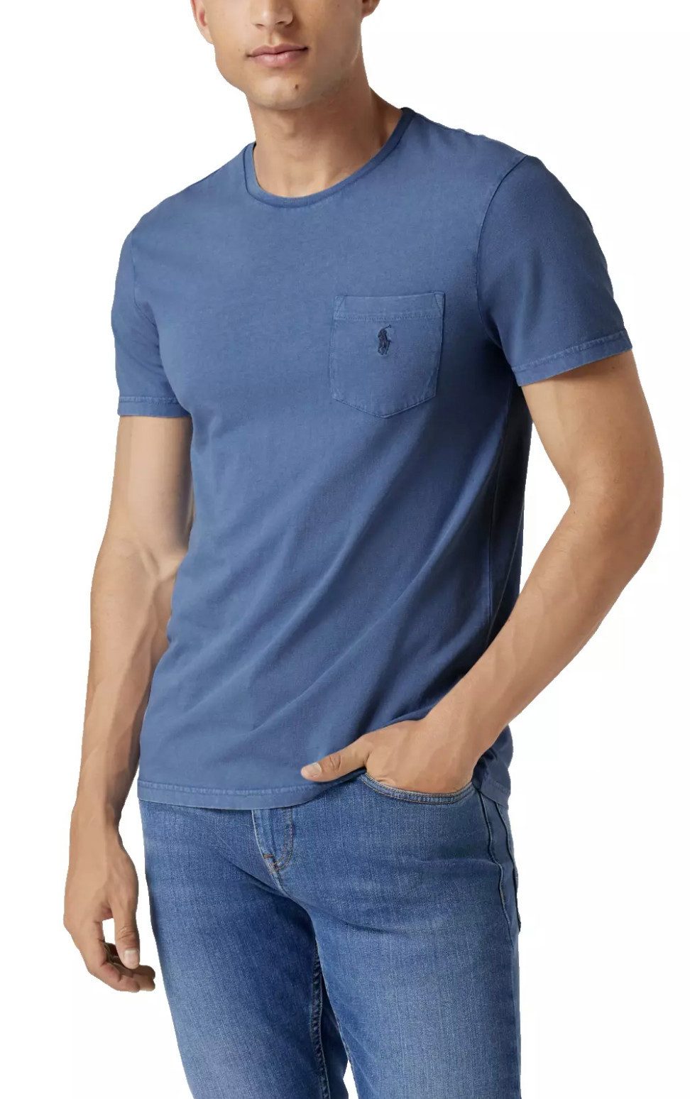 Polo Ralph Lauren T-Shirt Shirt Vintage-Waschung Slim Fit Eine sofortige Au günstig online kaufen
