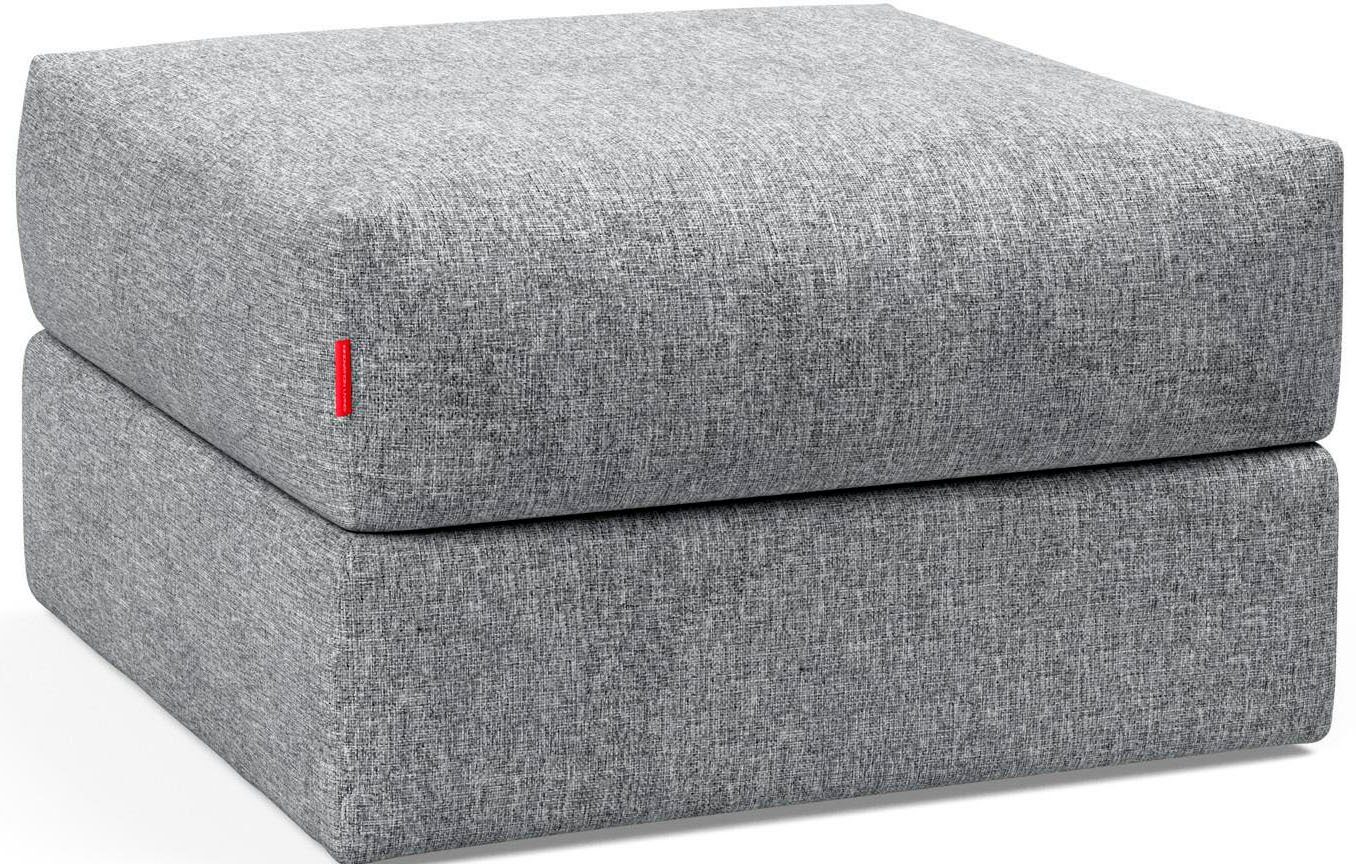 INNOVATION LIVING ™ Polsterhocker Cornila, Fußhocker, Pouf, Sitzhocker, aufklappbar, großer Stauraum, frei im Raum stellbar