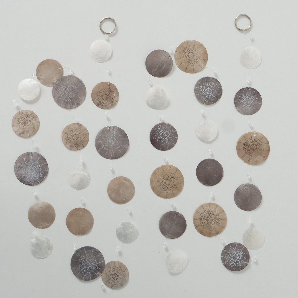 BOLTZE GRUPPE GmbH Hängedekoration Muschel Capiz Windspiel Nyla beige dunke günstig online kaufen