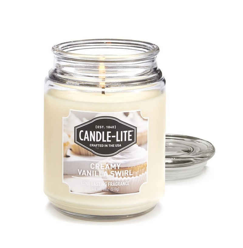 Candle-lite™ Duftkerze »Duftkerze Creamy Vanilla Swirl - 510g« (Einzelartikel)