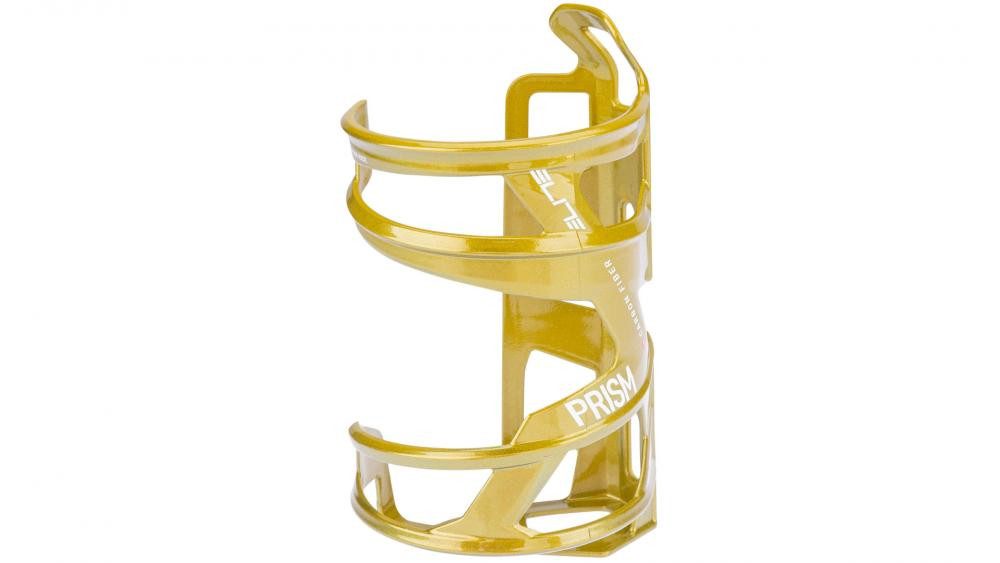 Elite Trinkflasche Elite Flaschenhalter Prism Carbon Gold