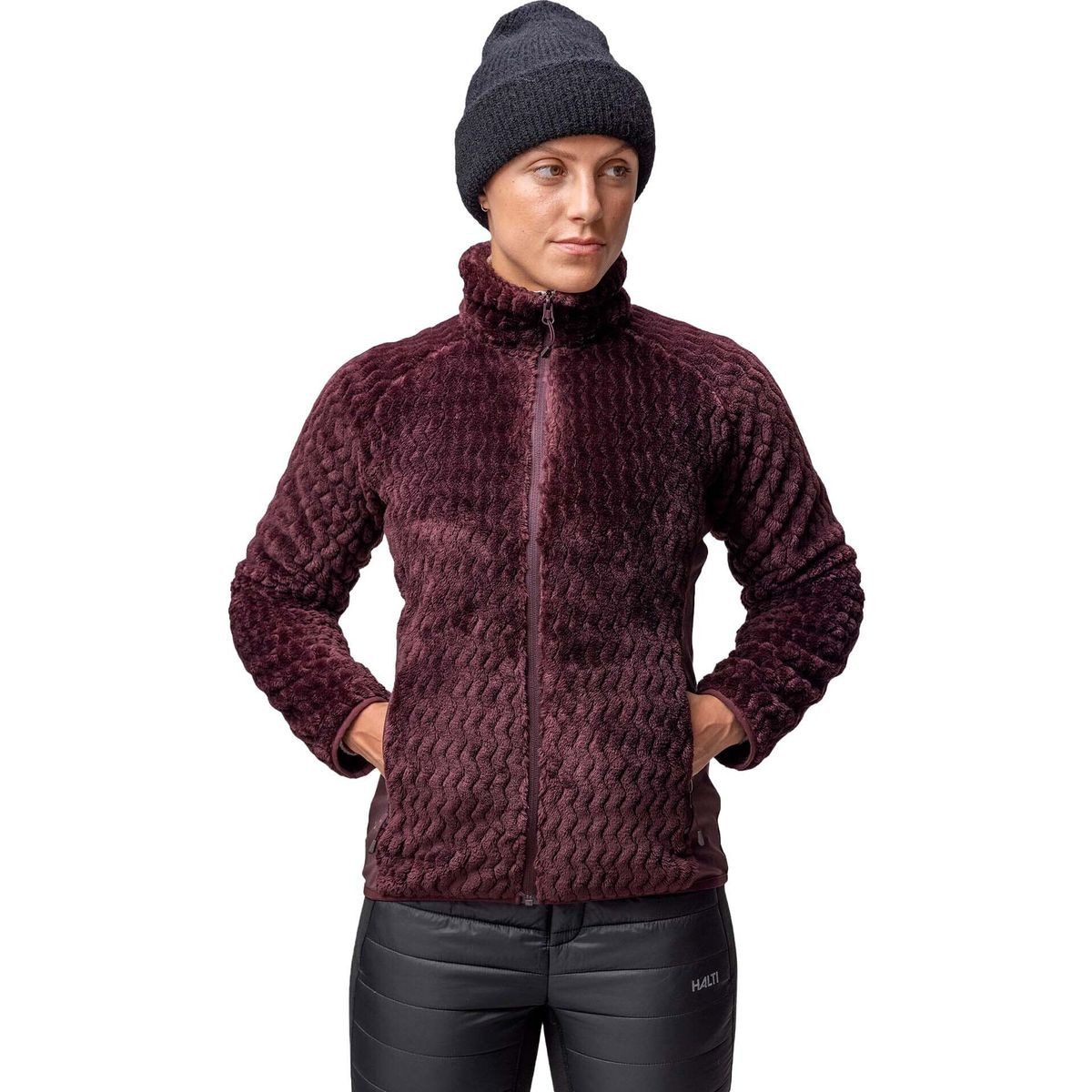 HALTI Fleecejacke Thermel Layer Jacket Women's Elegante Fleecejacke mit luxuriösem Design, ideal für Alltag und