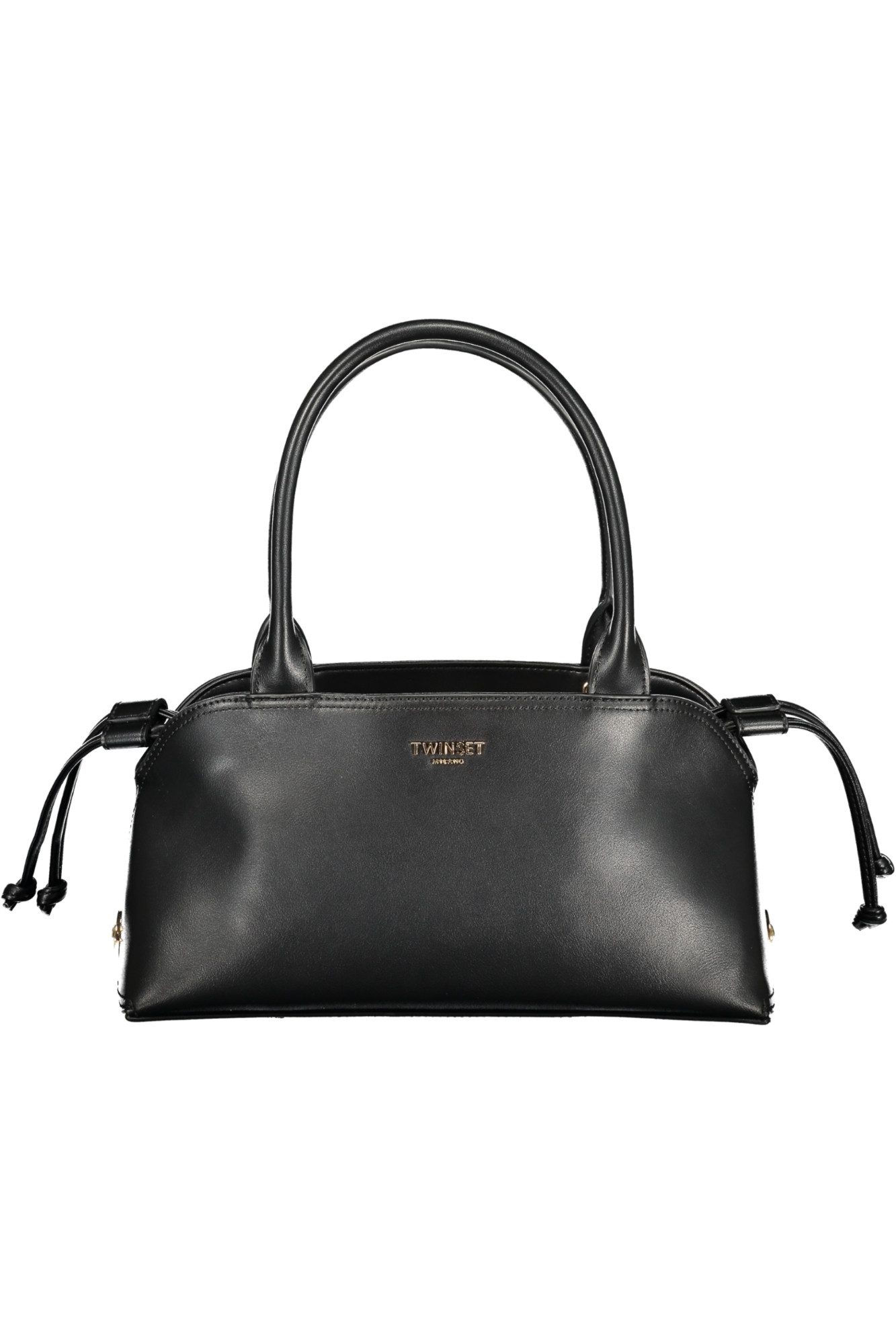 TWINSET Umhängetasche, Elegante Schwarze Damenschultertasche mit Abnehmbarem Gurt und Muster