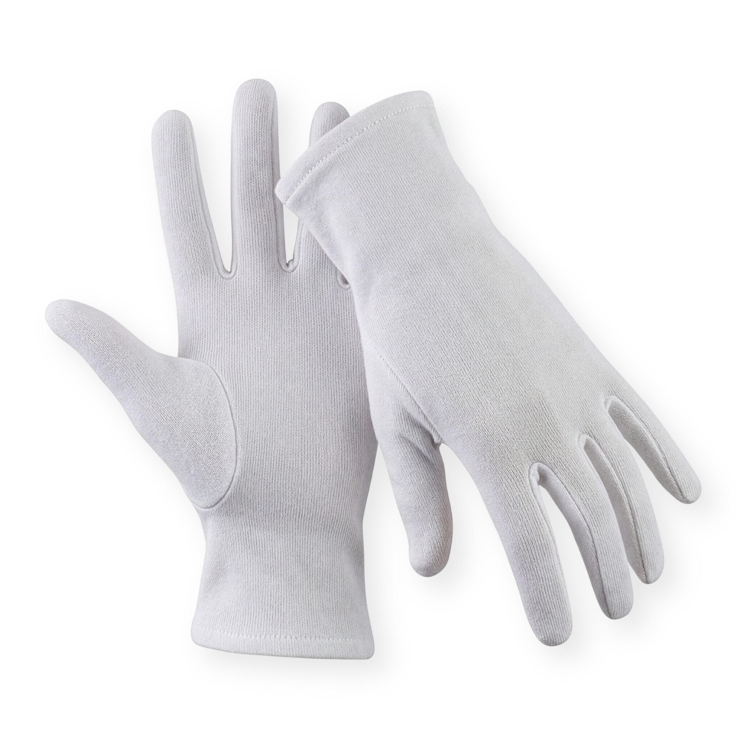 Medi-Inn CLASSIC Baumwollhandschuhe Trikot, reinweiß, atmungsaktiv, 100 % Baumwolle atmungsaktiv