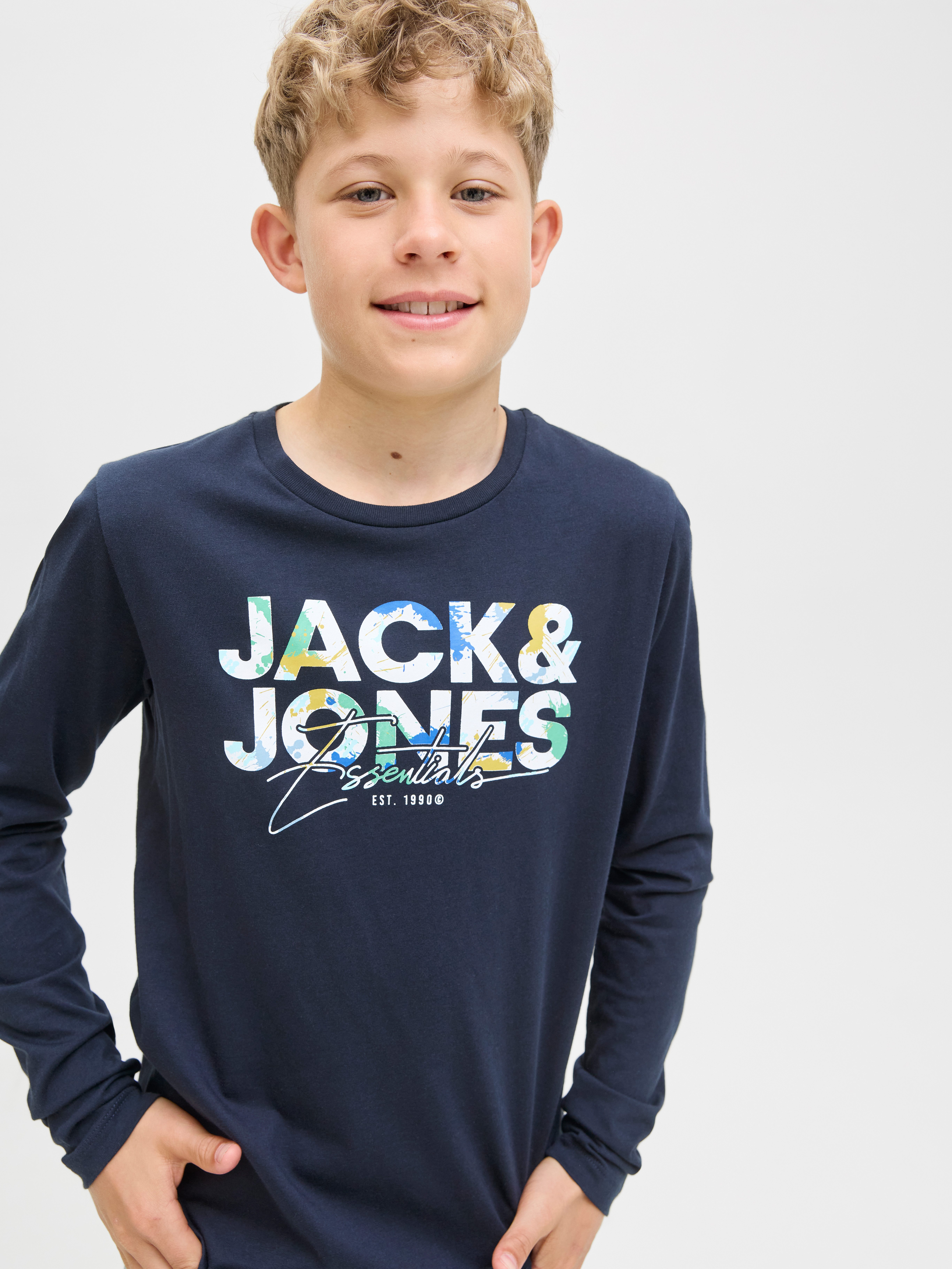 Jack & Jones Junior Langarmshirt JJGEPLAS günstig online kaufen