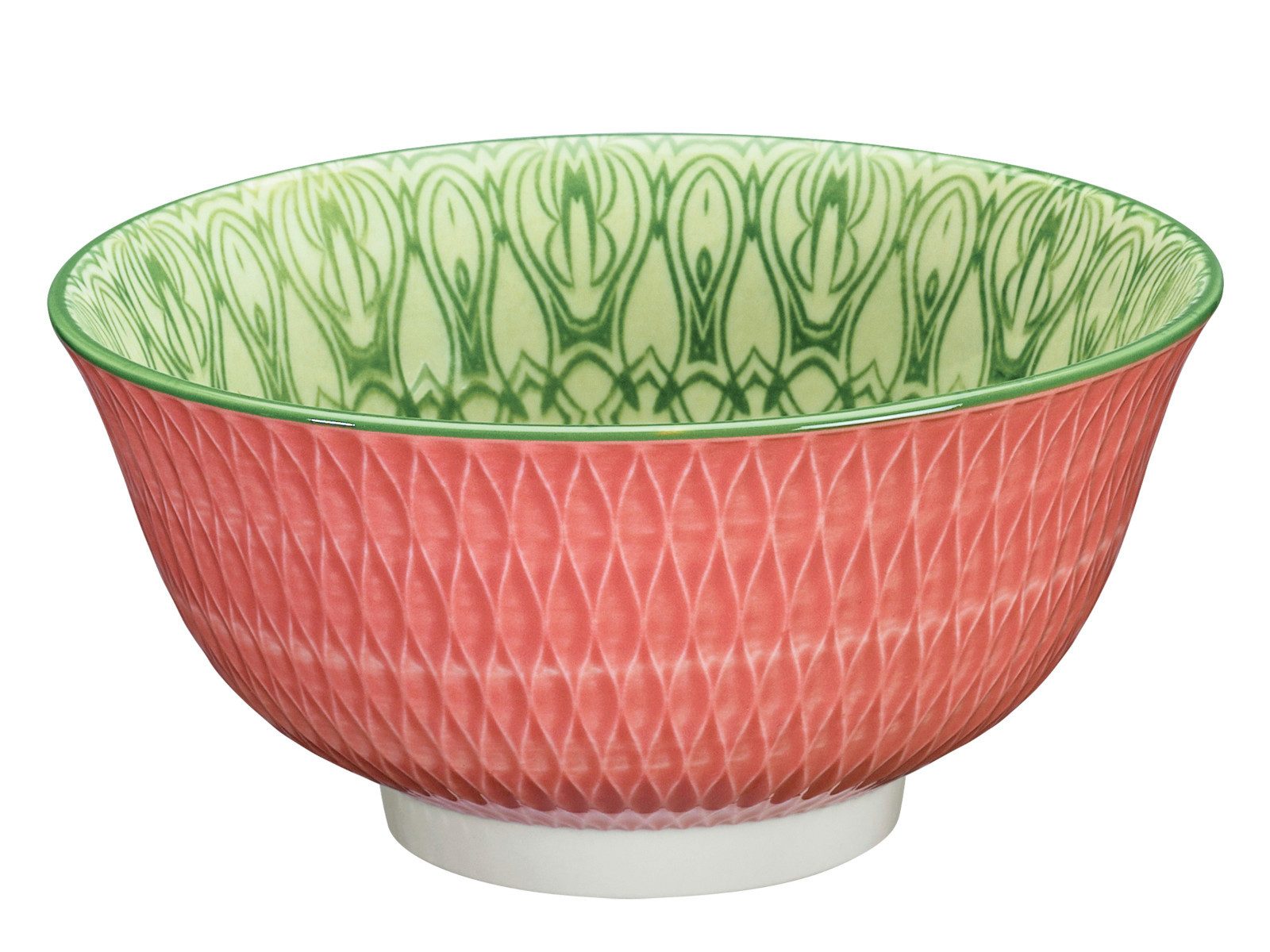 Cilio Schale AMICI Bowl Rauten rosa 15,5 cm, Porzellan, (Bowls)