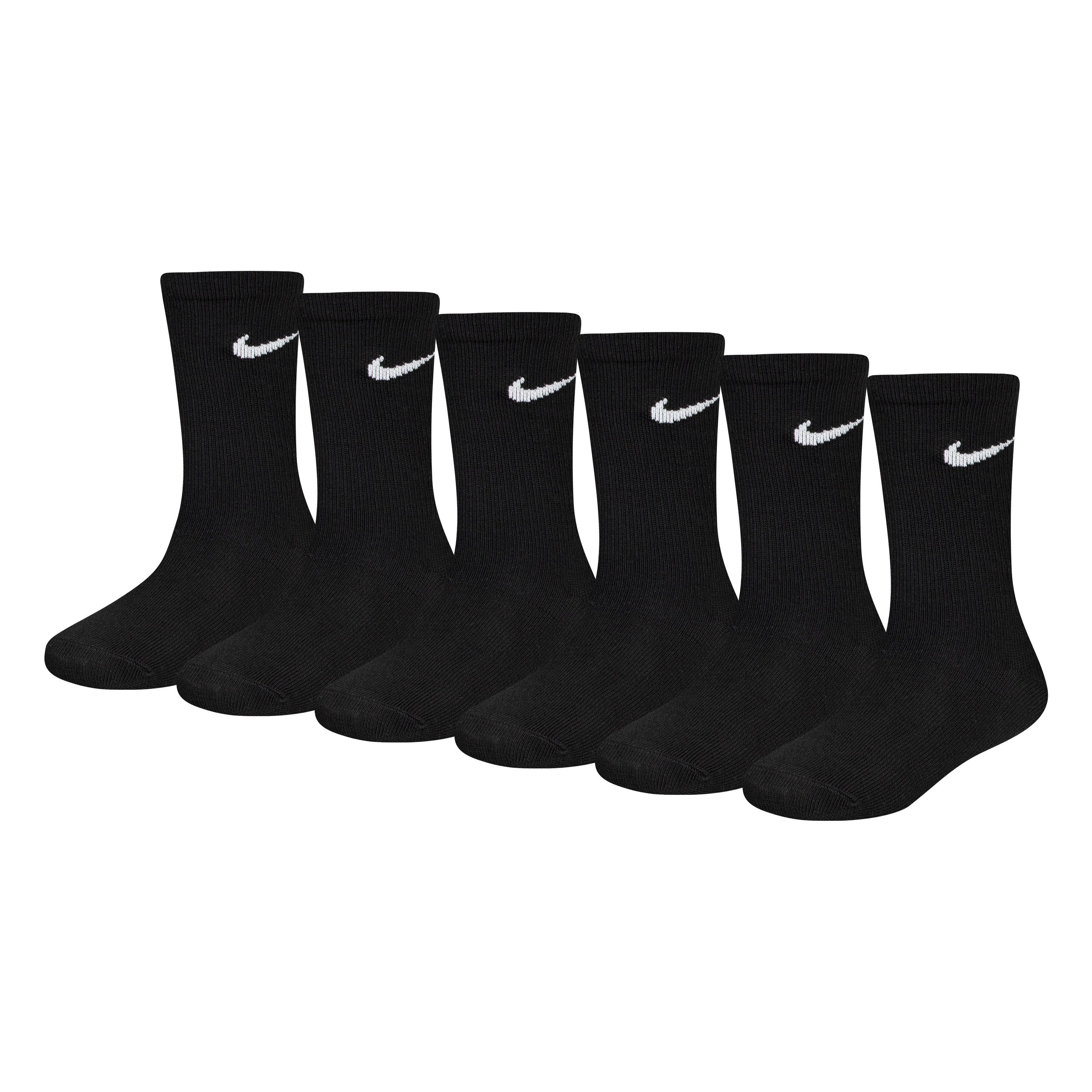 Nike Sportswear Tennissocken NHN NIKE COLORFUL PACK CREW für 4-5 Jahre (6-Paar) Onesize Größen: 24-26,5