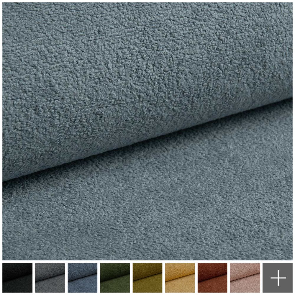 novely® Stoff GERDA Eleganter Robuster Boucle-Polsterstoff, Griffig, Angenehme Haptik, Edles Design, Meterware, 1lfm