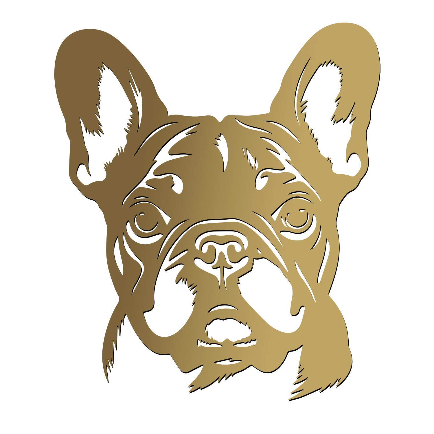 Wandtattoo Französische Bulldogge Wandtattoo