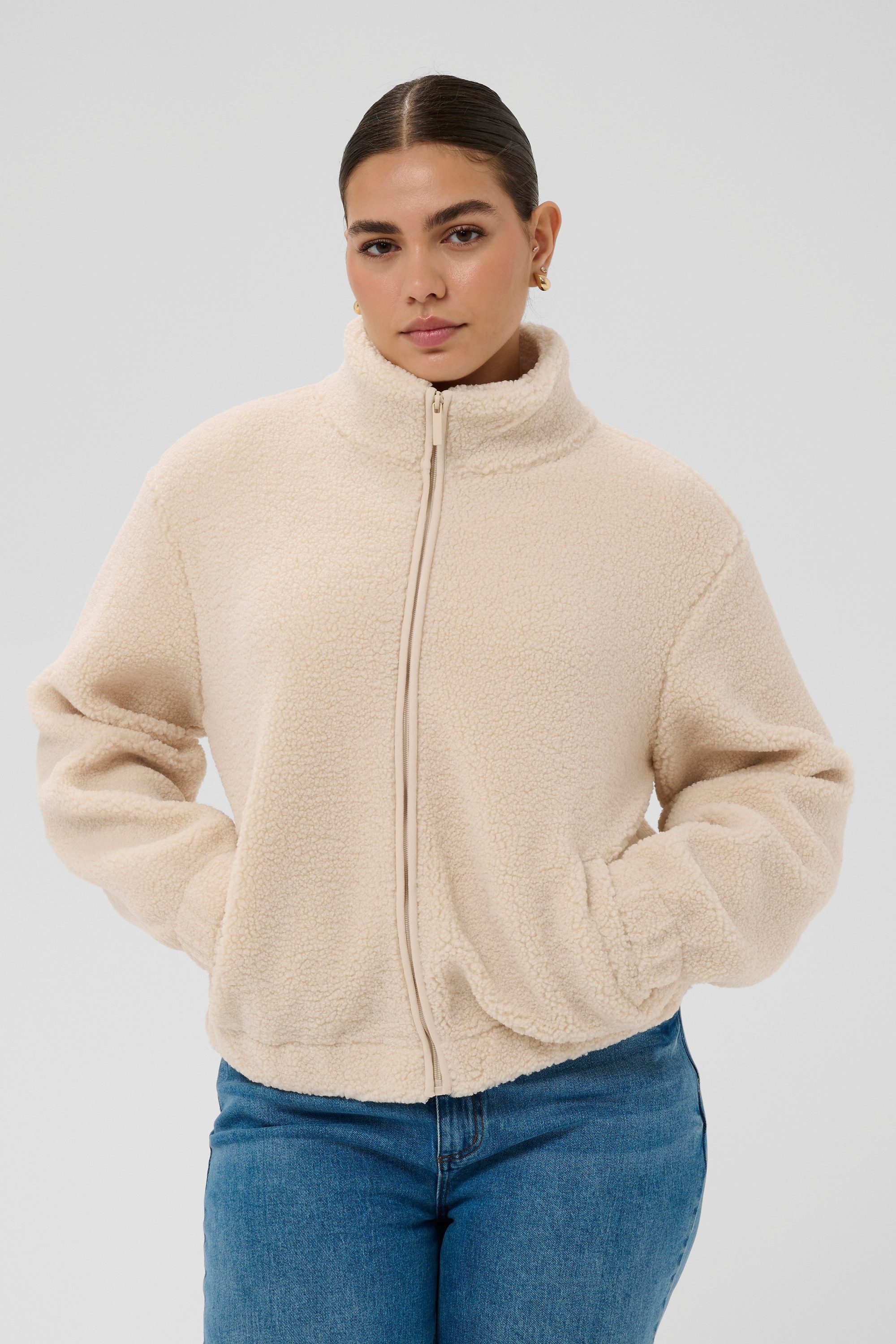 KAFFE Curve Wintermantel Jacke KCmally Große Größen