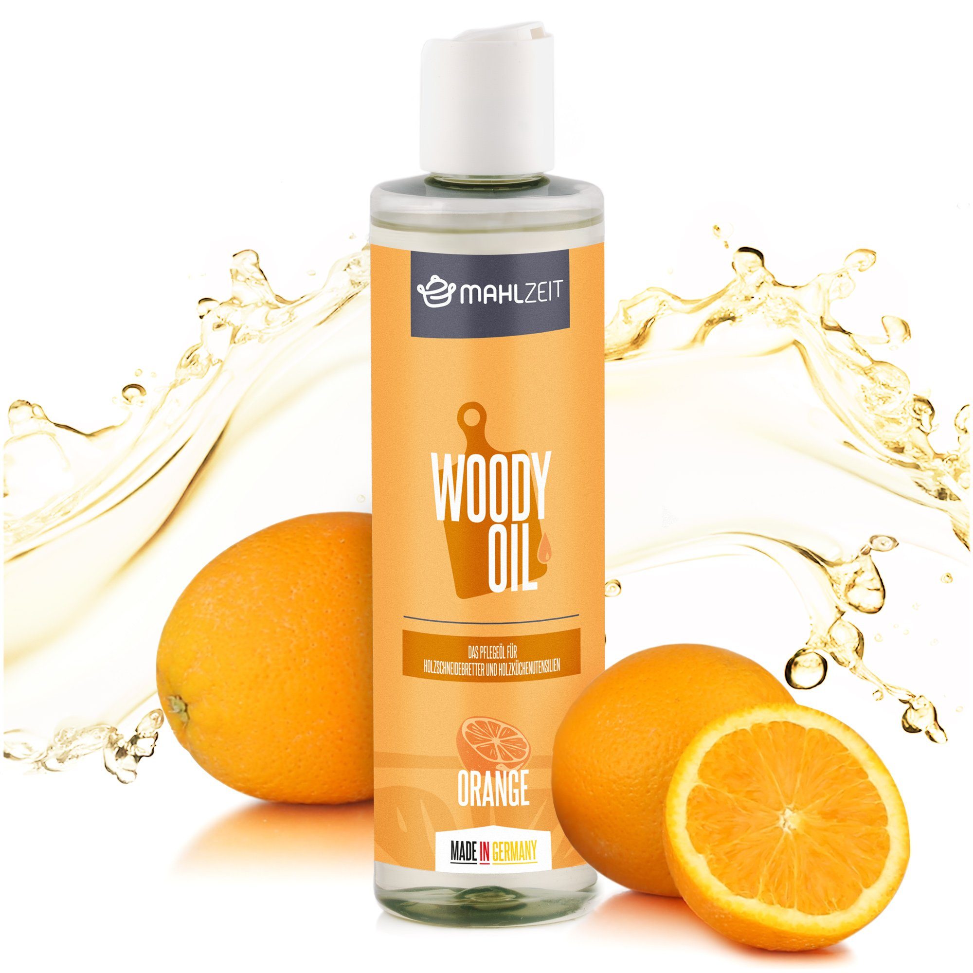 Mahlzeit WOODY OIL Holzpflege, Öl für Schneidebretter, Holzküchenutensilien günstig online kaufen