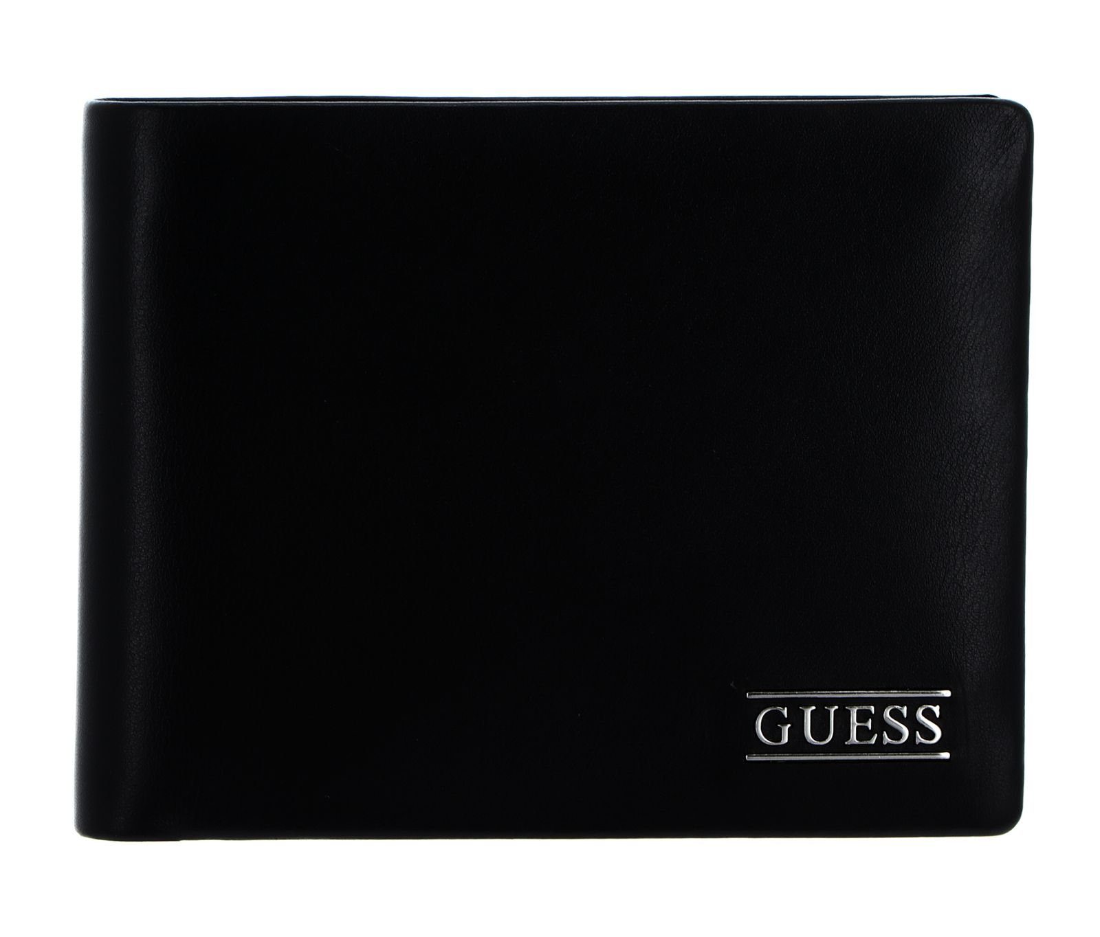 Guess Kartenetui New Boston, aus echtem Leder