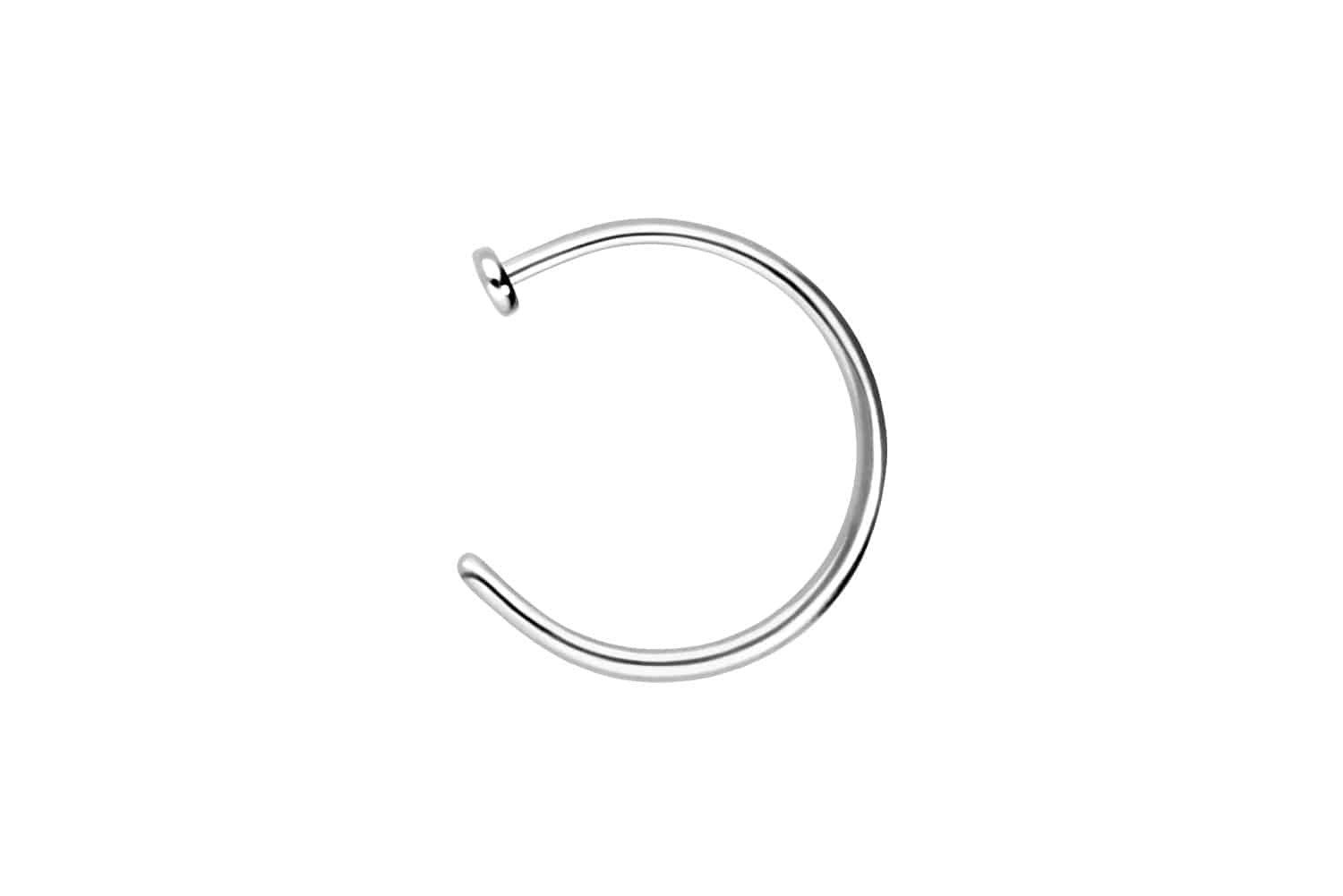 PIERCINGLINE Nasenpiercing Titan Nasenring offen PLATTE günstig online kaufen