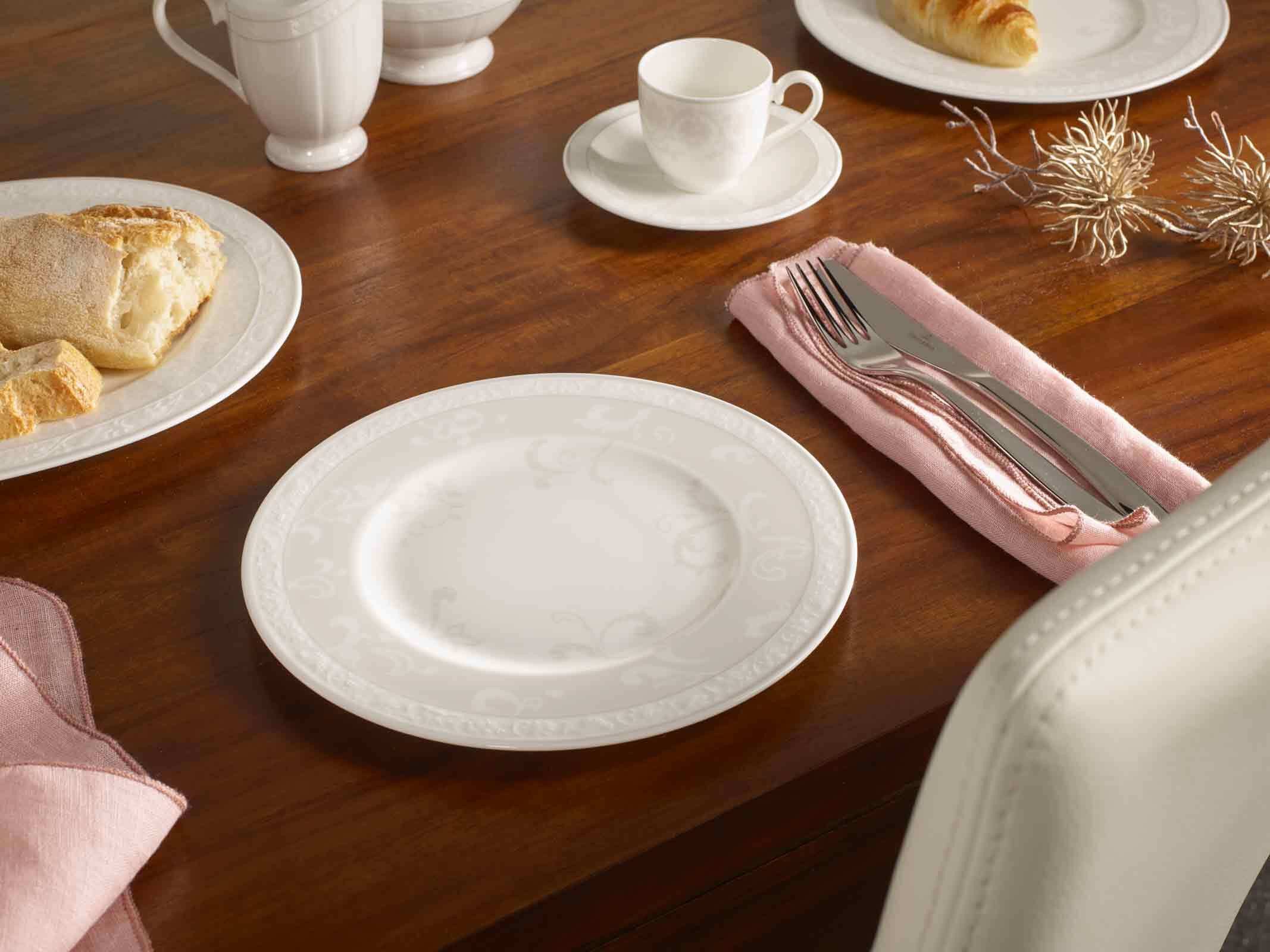 Villeroy & Boch Kombiservice Gray Pearl Basic-Set 6er Set (6-tlg), 2 Personen, Porzellan
