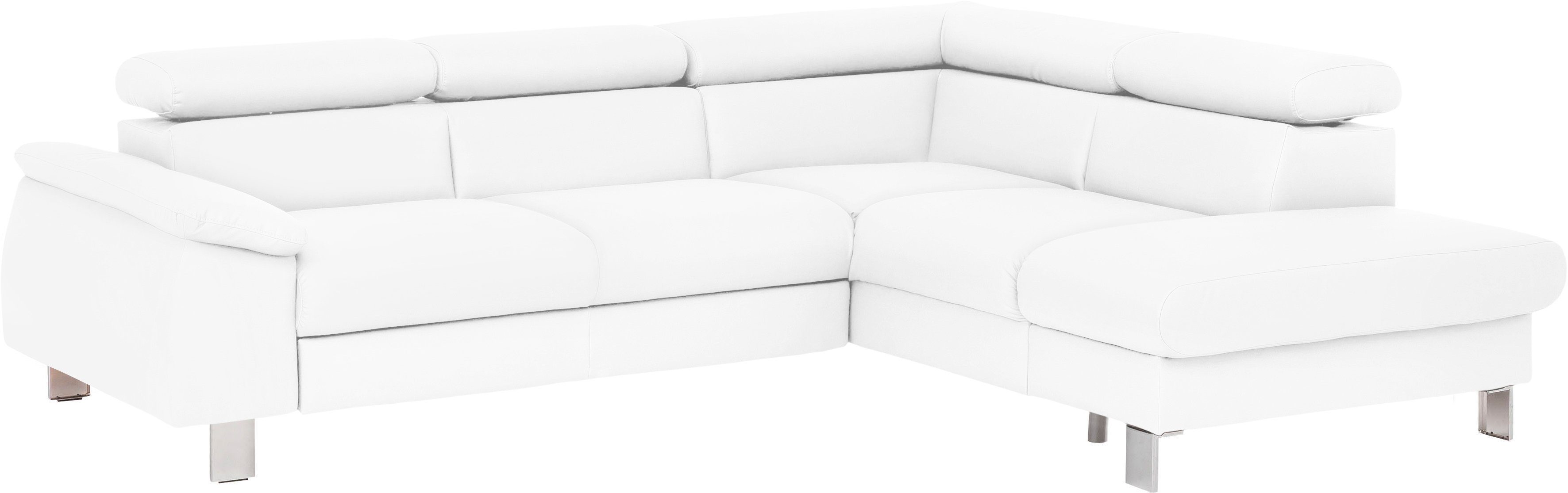 COTTA Ecksofa Komaris L-Form mit Kopfteilverstellung, günstig online kaufen