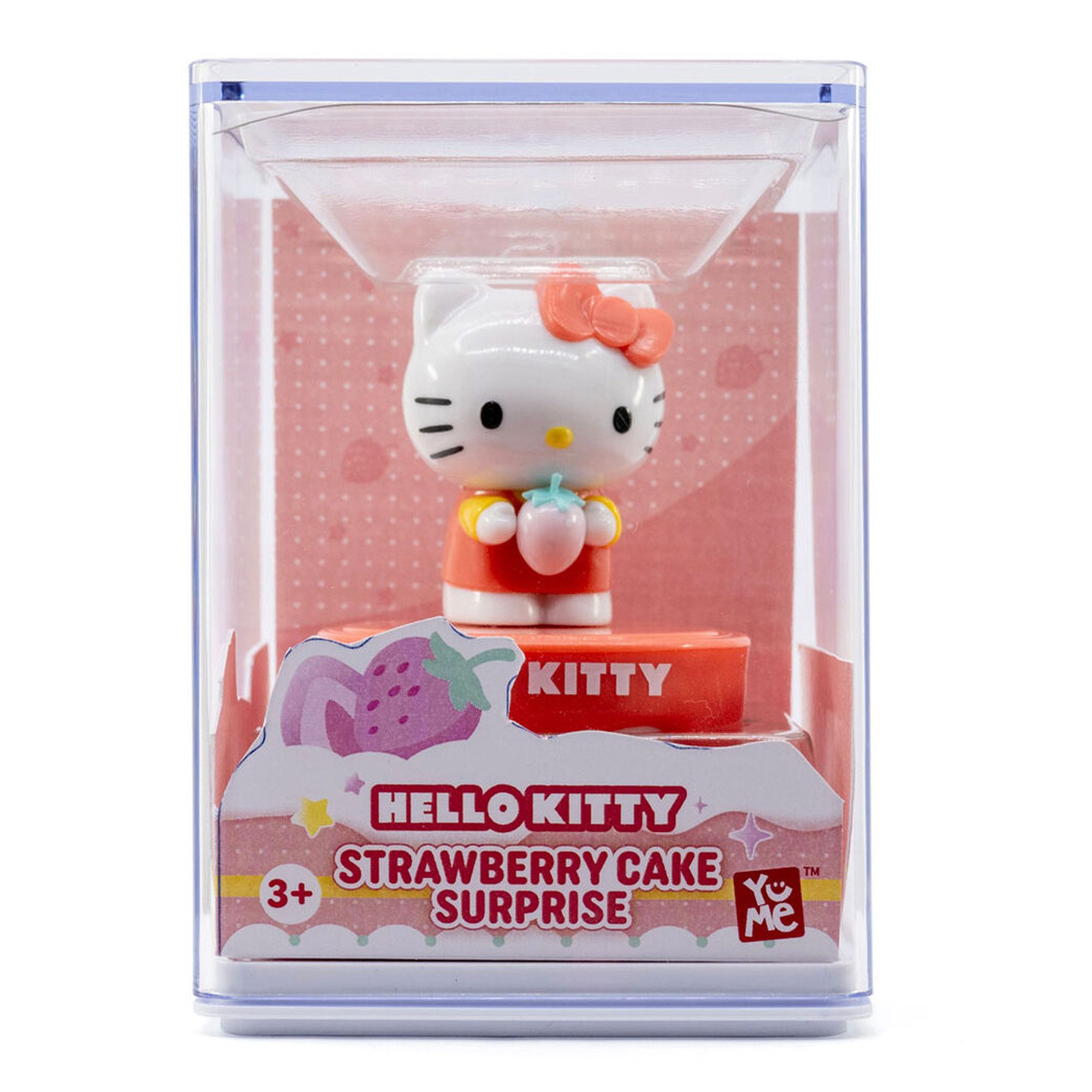 YuMe Toys Sammelfigur Hello Kitty Strawberry Cake Surprise - Hello Kitty Sanrio