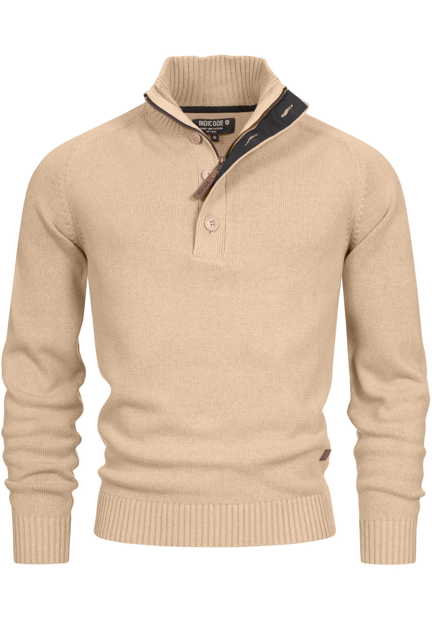 Indicode Strickpullover Herren INIsalu Pullover Herrenpullover günstig online kaufen