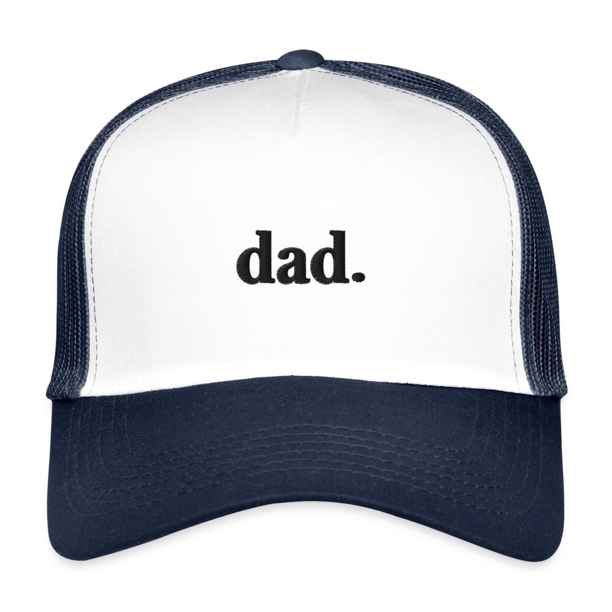 Spreadshirt Trucker Cap Dad Schriftzug Stickerei Trucker Cap (1-St)