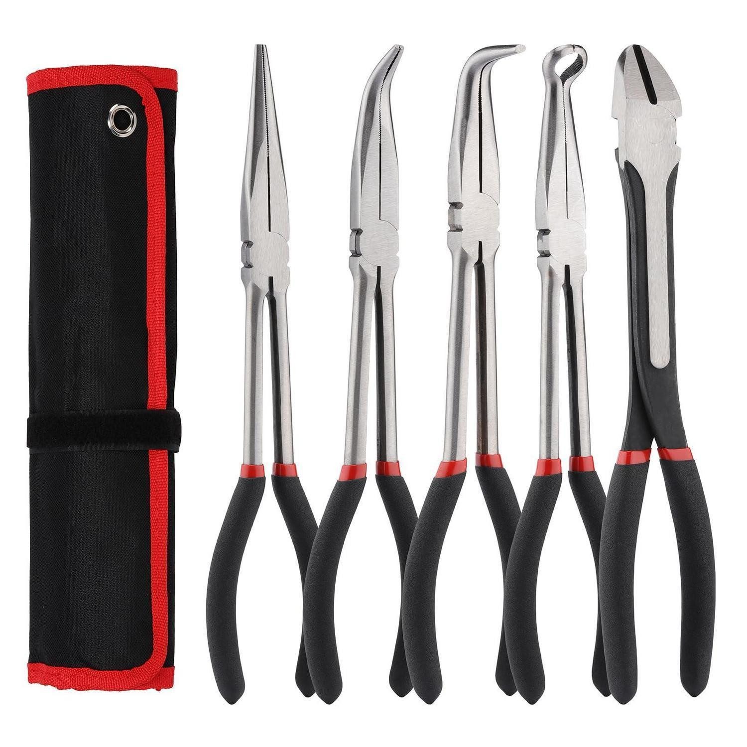 LuxusKollektion Zangenset Zangen-Set 5teilig Extra-Lang
