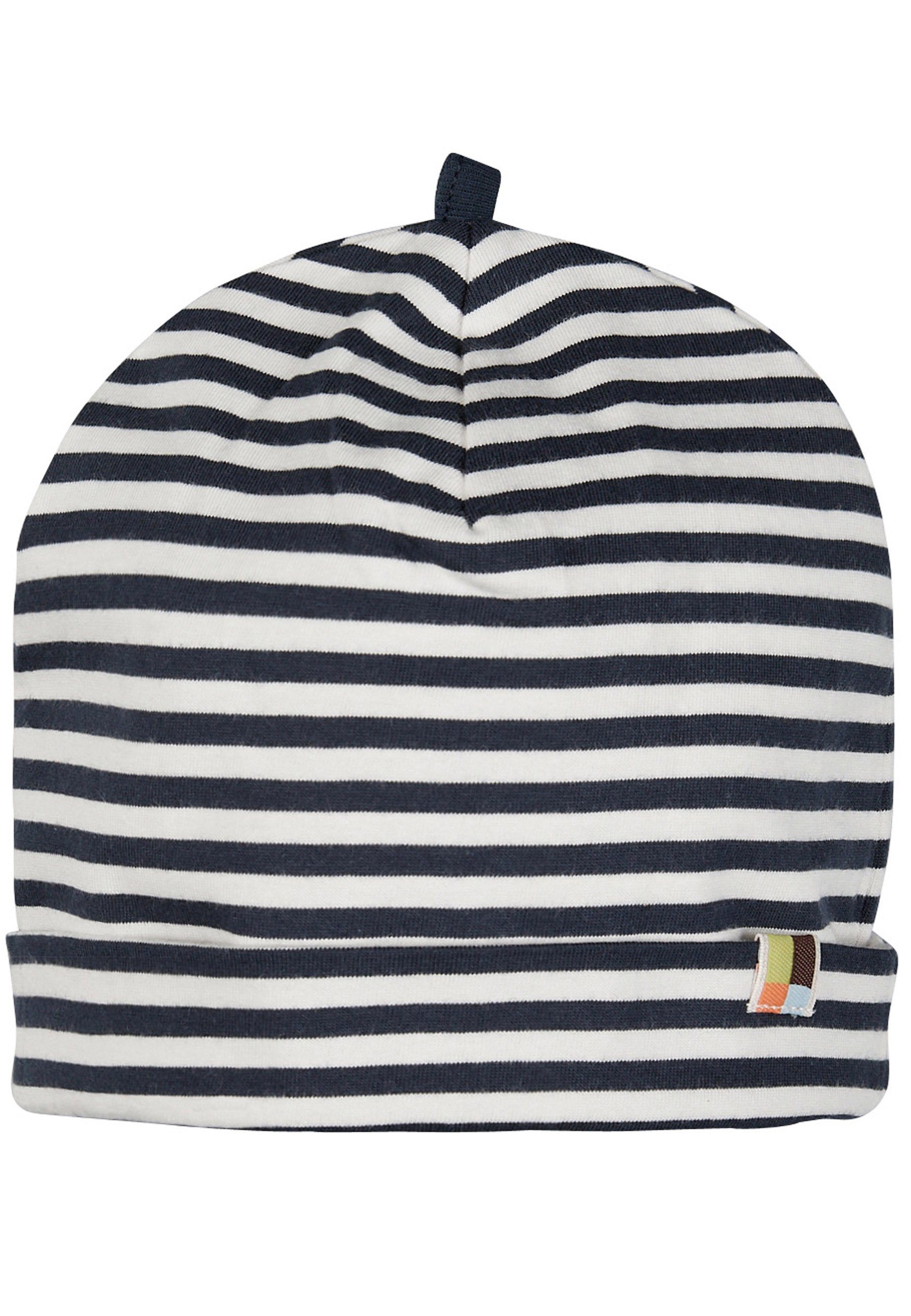 GOTS marineblau Set loud zertifizierte Beanie proud + Bio-Baumwolle Navy-