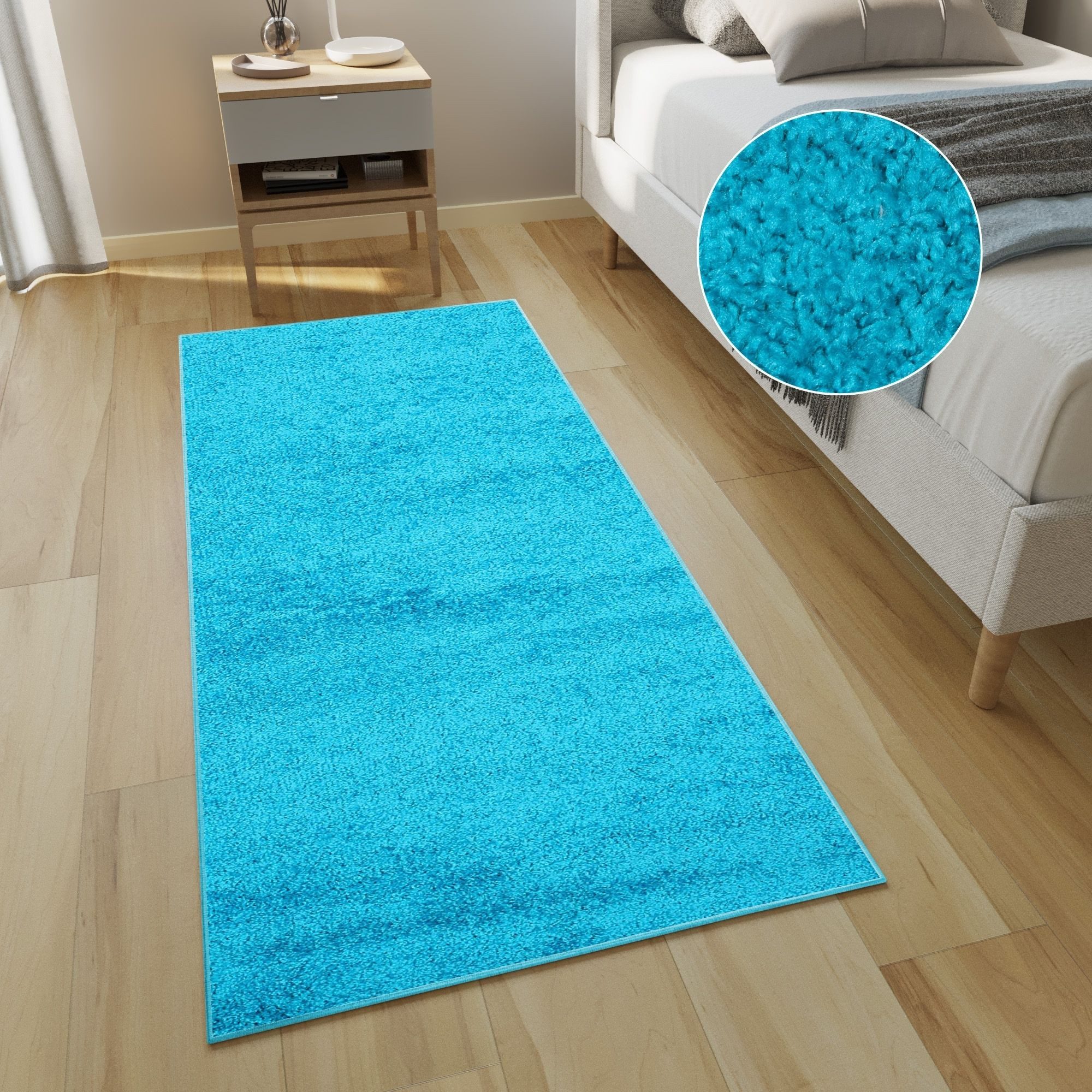 Hochflor-Läufer DELHI, Tapiso, rechteckig, Höhe: 30 mm, Langflor Shaggy Modern Design Flauschig Wohnzimmer Schlafzimmer