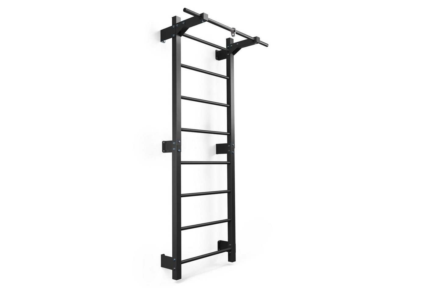 K-SPORT Sprossenwand Fitness-Sprossenwand aus Metall mit Klimmzugstange
