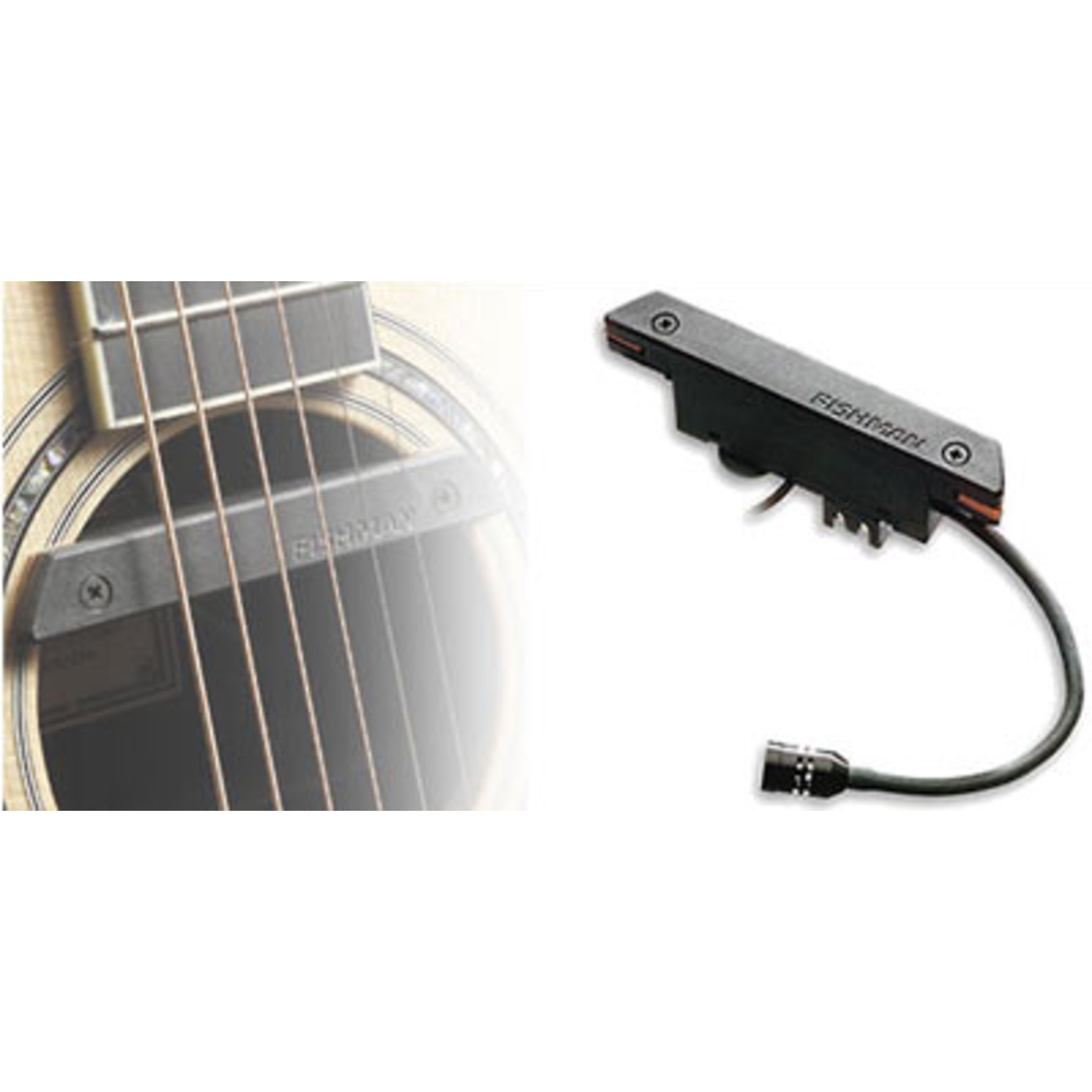 Fishman Tonabnehmer, (ersatzteile für Gitarren, Tonabnehmer Akustische Gitarre), Rare Earth Mic Blend Humbucker mit Mikro - Tonabnehmer für