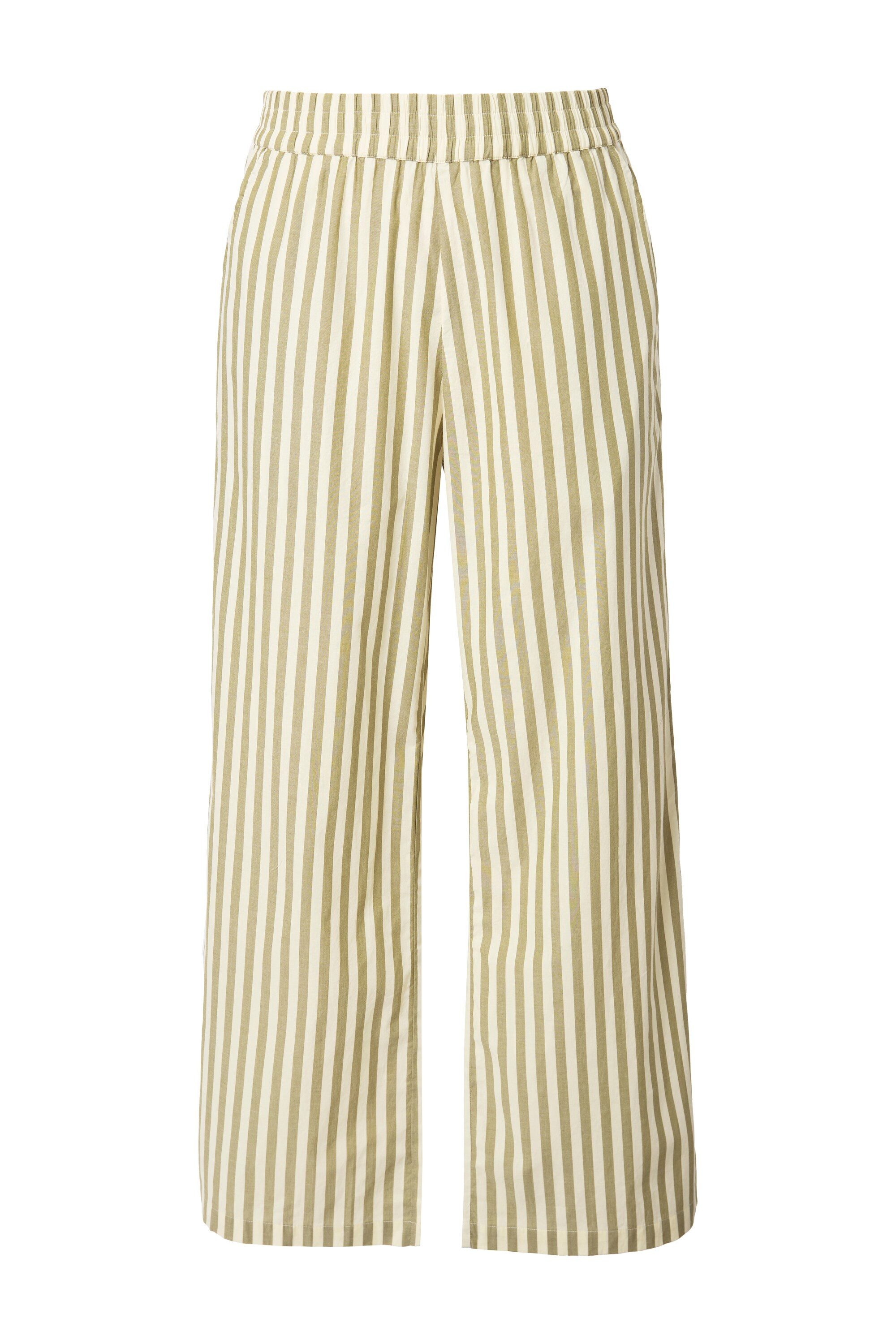 Studio Untold Schlupfhose Streifenhose Wide Legs Elastikbund günstig online kaufen