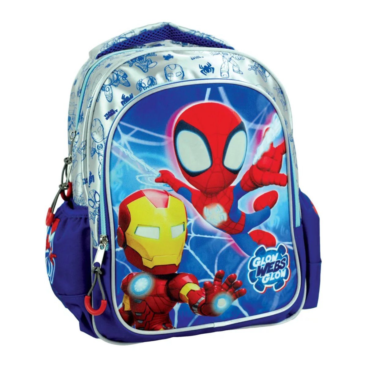 Spiderman Kinderrucksack Spiderman Spidey Glow Rucksack, Tasche 31 cm (1-tlg)