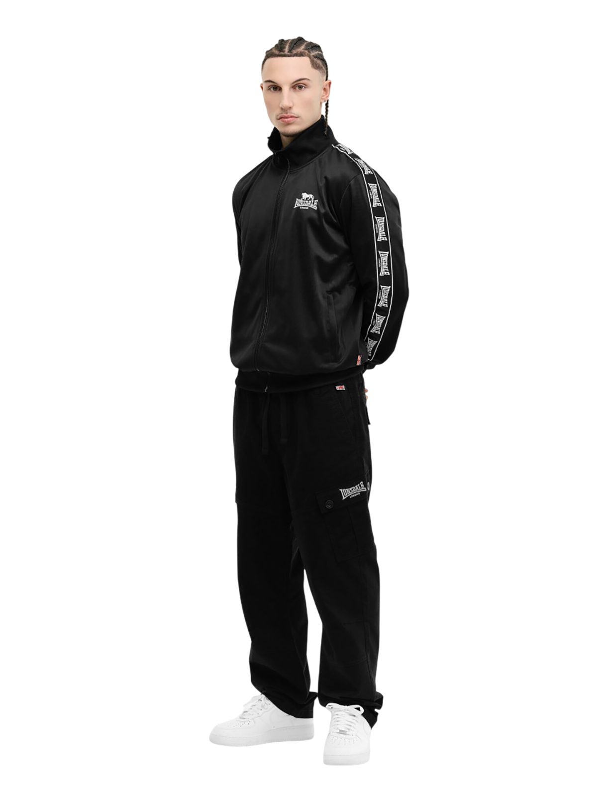 Lonsdale Trainingsjacke Morpeth (1-St., kein Set) mit Stehkragen