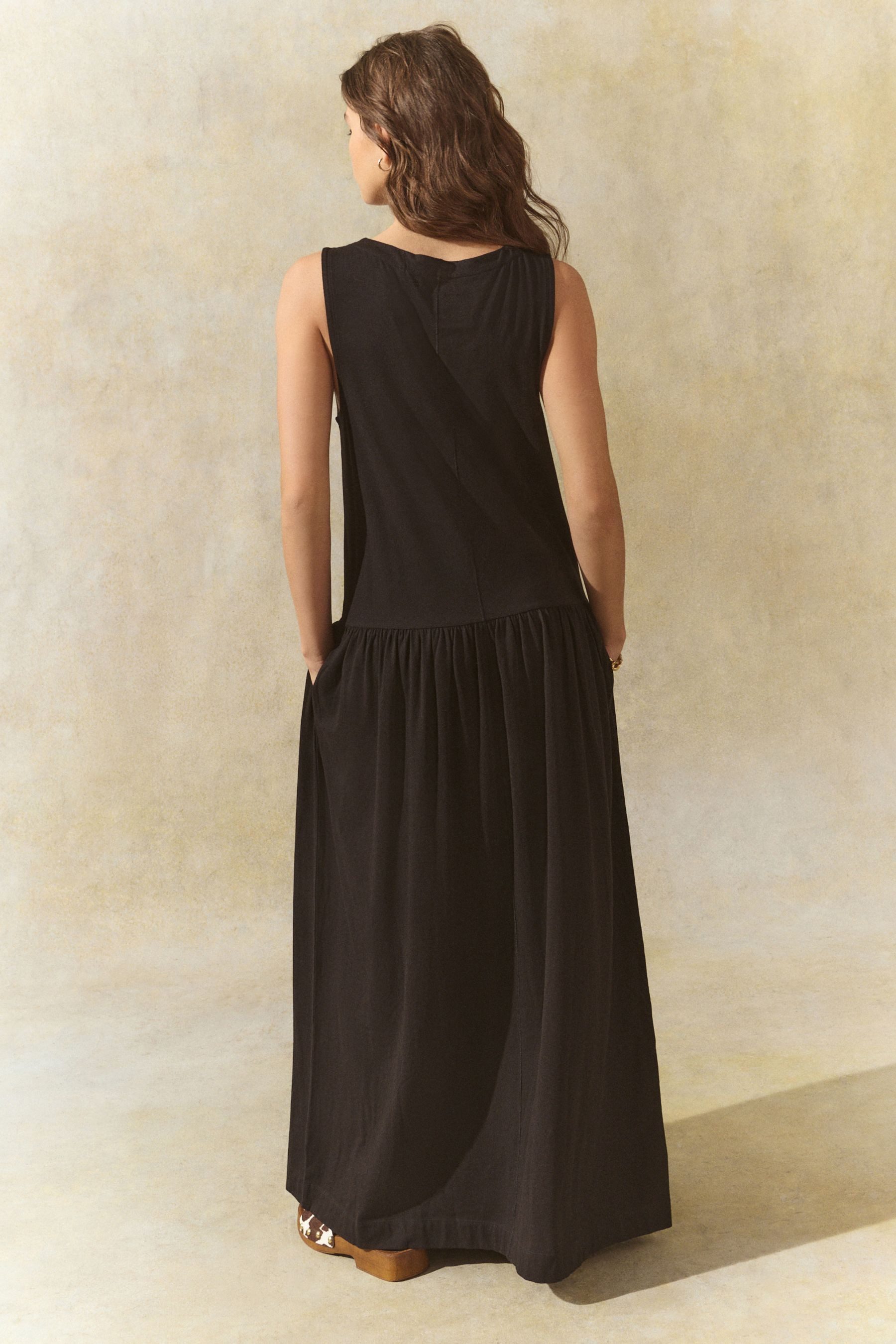 Next Jerseykleid Jersey-Maxikleid mit tief angesetzter günstig online kaufen