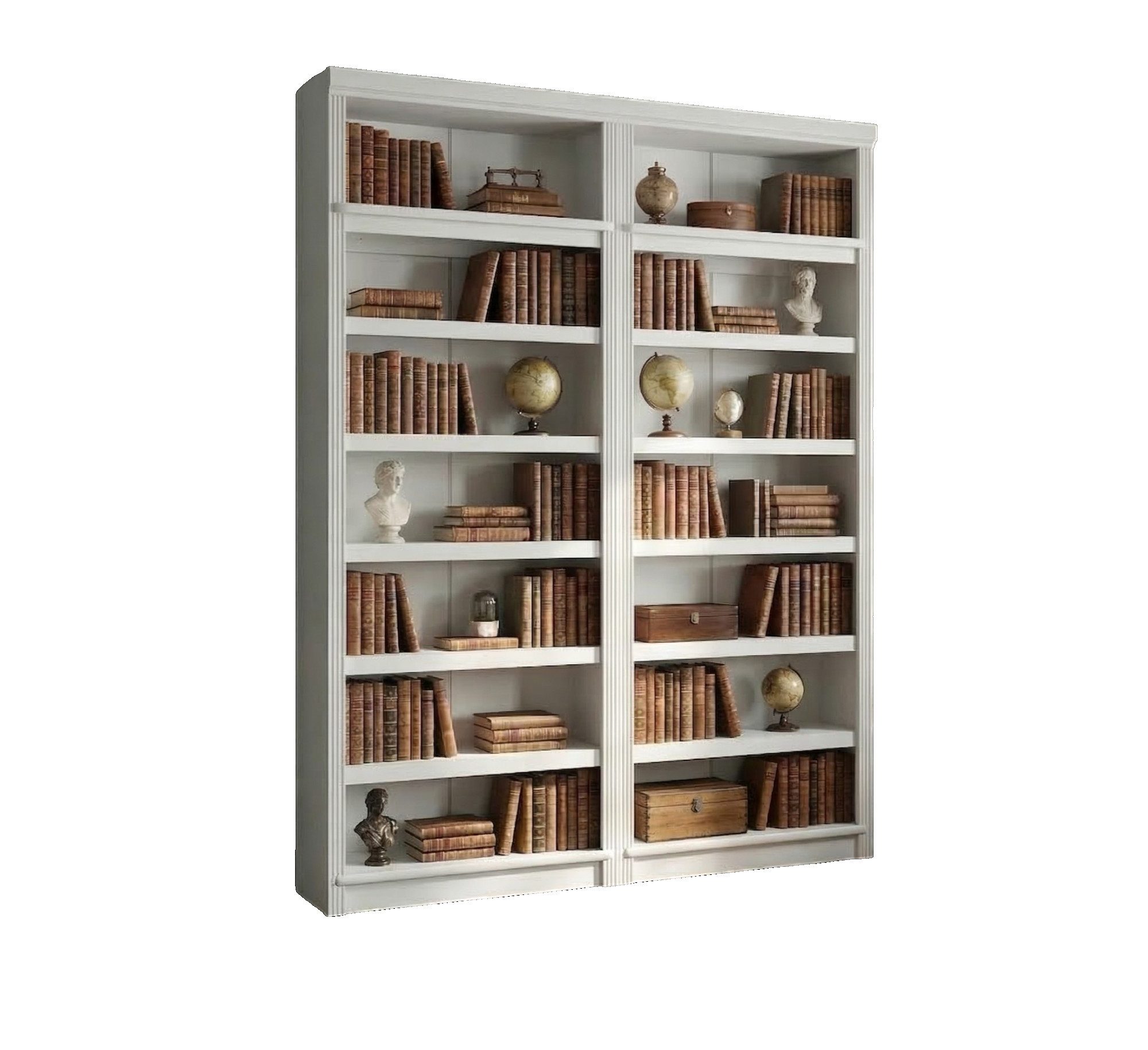 OTTO home Bibliothek Soeren 2 Regale á Breite 80 cm, Höhe 220 cm, Tiefe 29 cm, Set 2-tlg., 2 Bücherregale - zusammen oder getrennt stellbar – Bild 4 von 5
