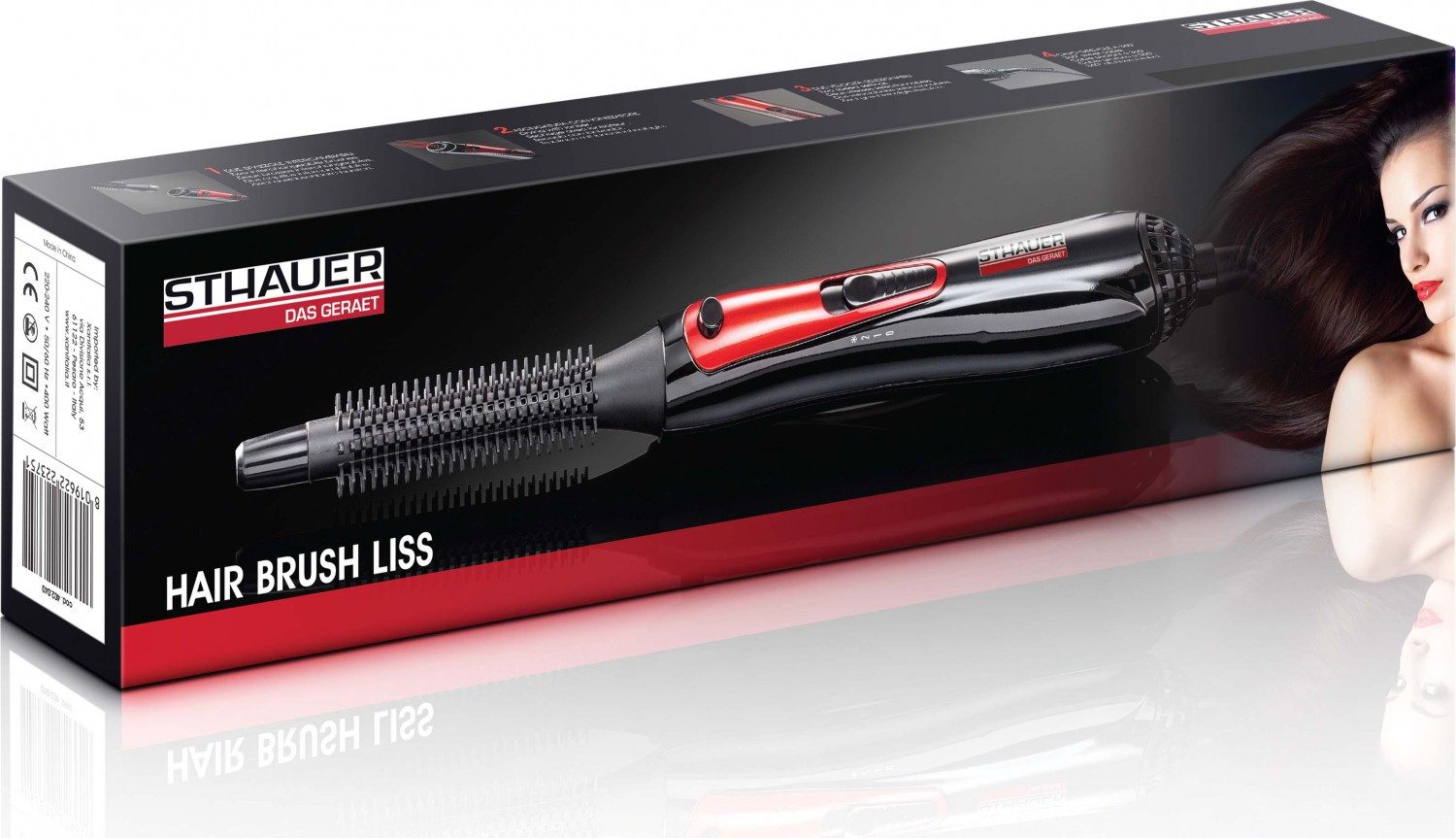Xanitalia Haarbürste XanitaliaPro Haarbürste Liss Ø16mm/ Ø20mm von Sthauer