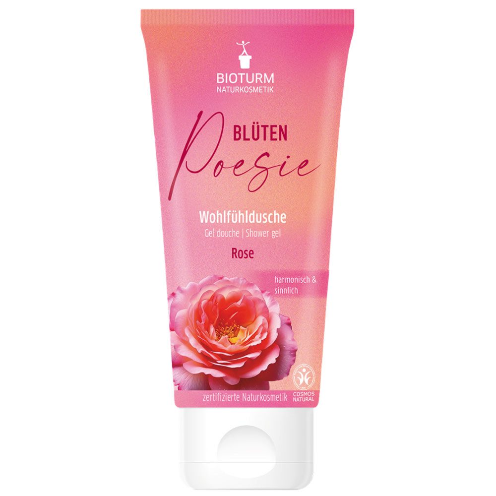 Bioturm Duschgel Blüten-Poesie Wohlfühldusche Rose, 200 ml