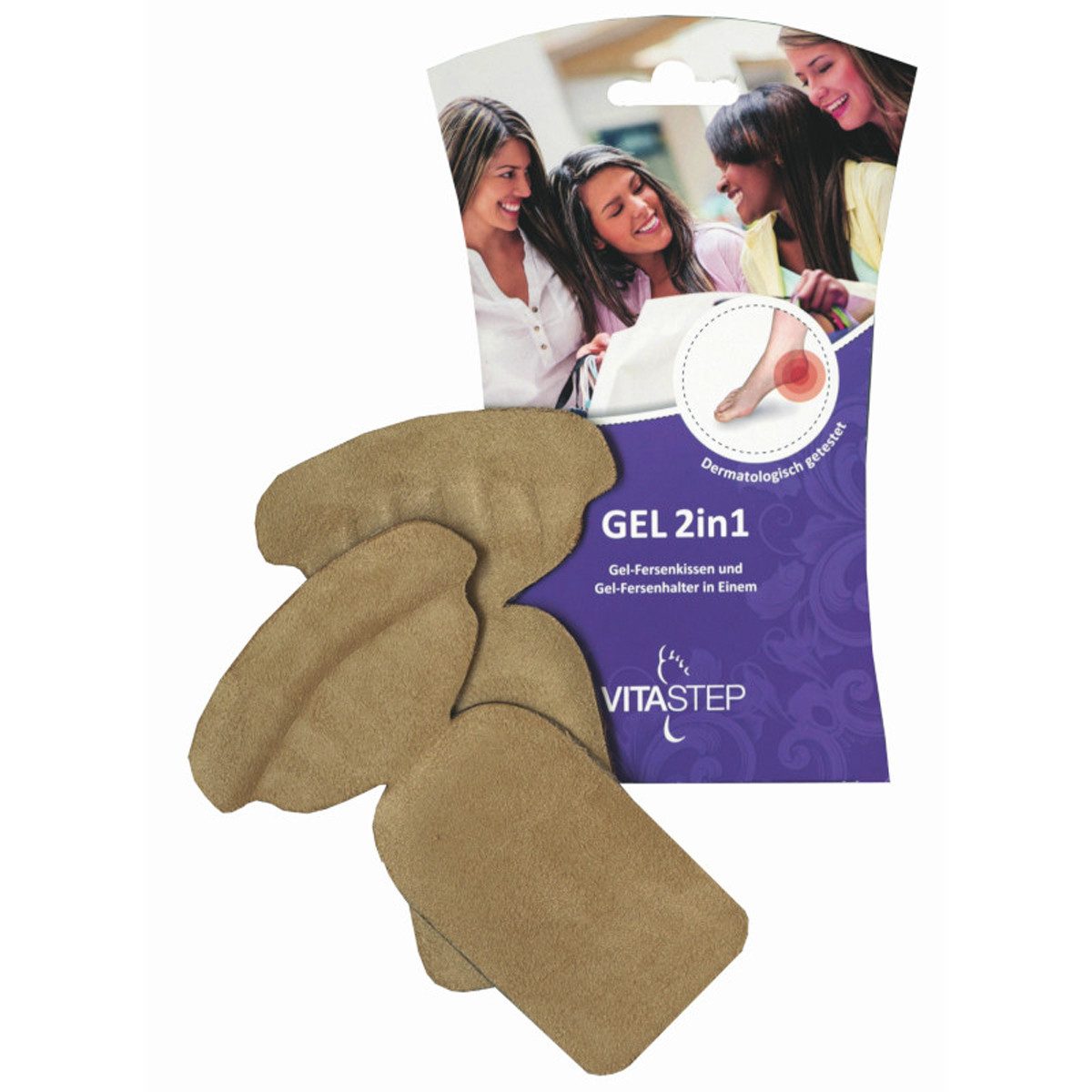 Ringelspitz Fersenpolster Vitastep Gel 2 in 1 Fersenschutz