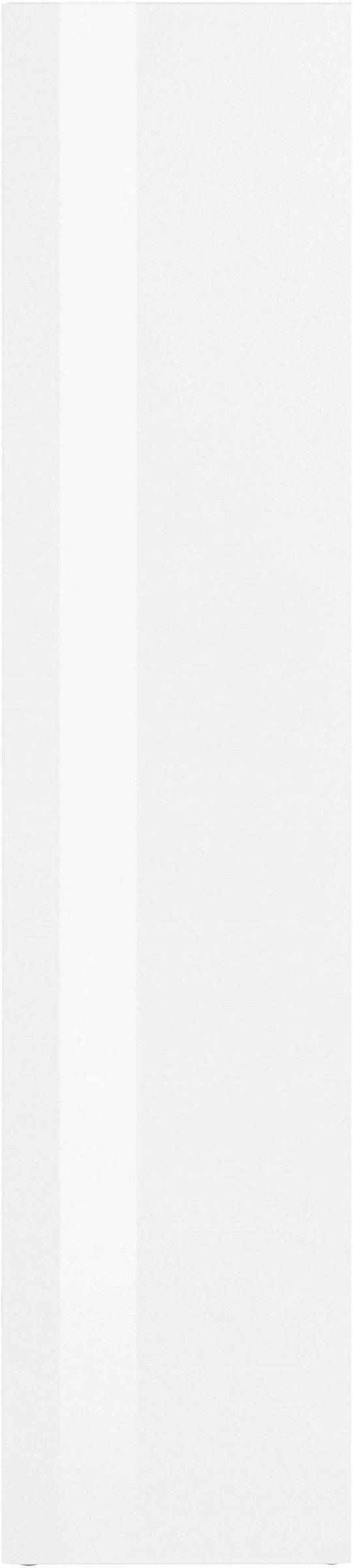 freiraum Anbauschrank Benevent in Weiß Hochglanz - 40x180x30cm (BxHxT) günstig online kaufen