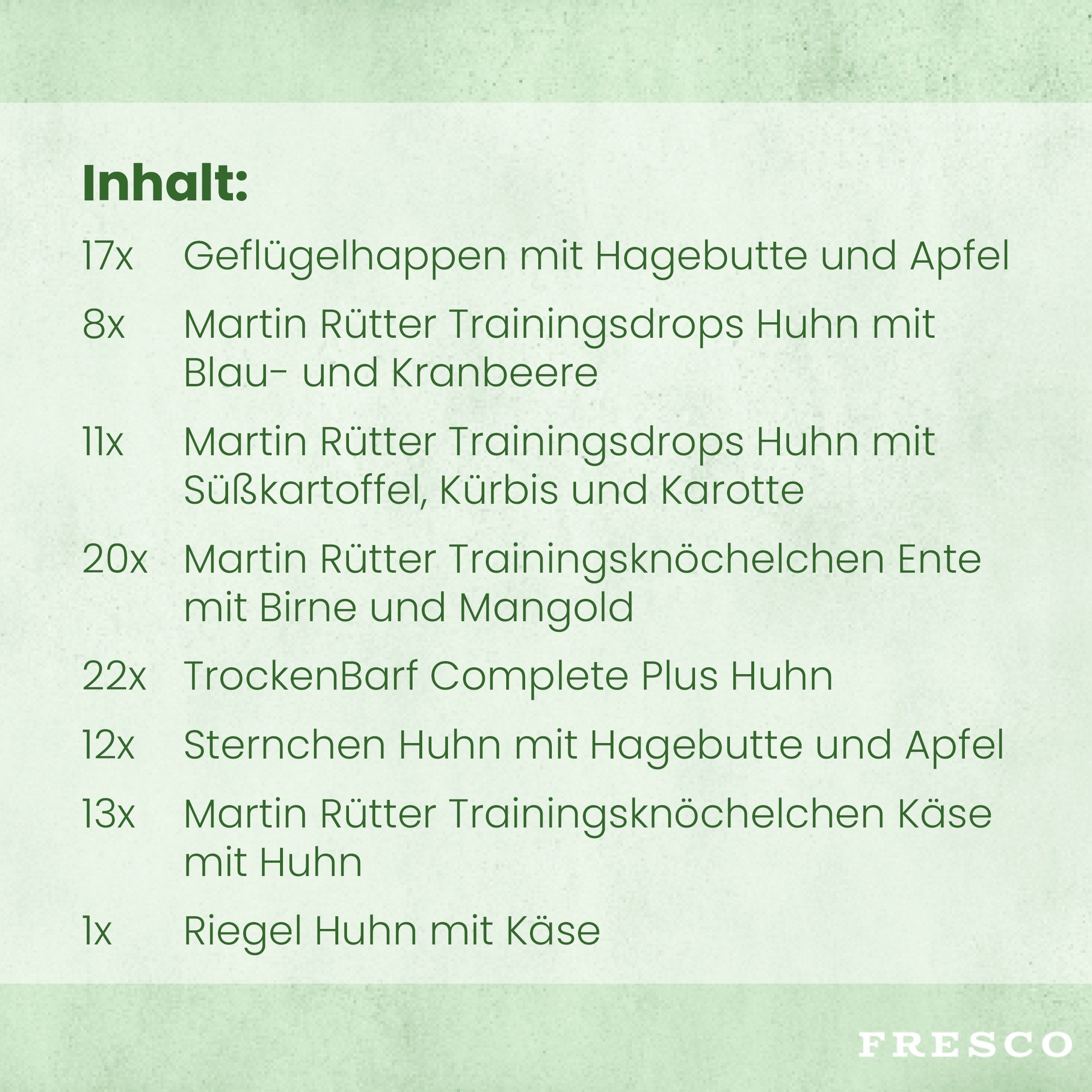 Fresco Dog Hunde-Adventskalender Martin Rütter Adventskalender 2026 für Hunde (Packung), Getreidefrei, viele Sorten & hoher Fleischanteil – Bild 4 von 5