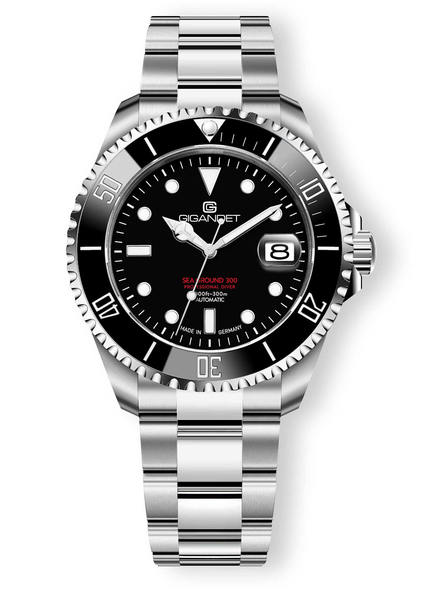 Gigandet Automatikuhr Made in Germany, Herrenuhr, Saphirglas, SEA GROUND 30 günstig online kaufen