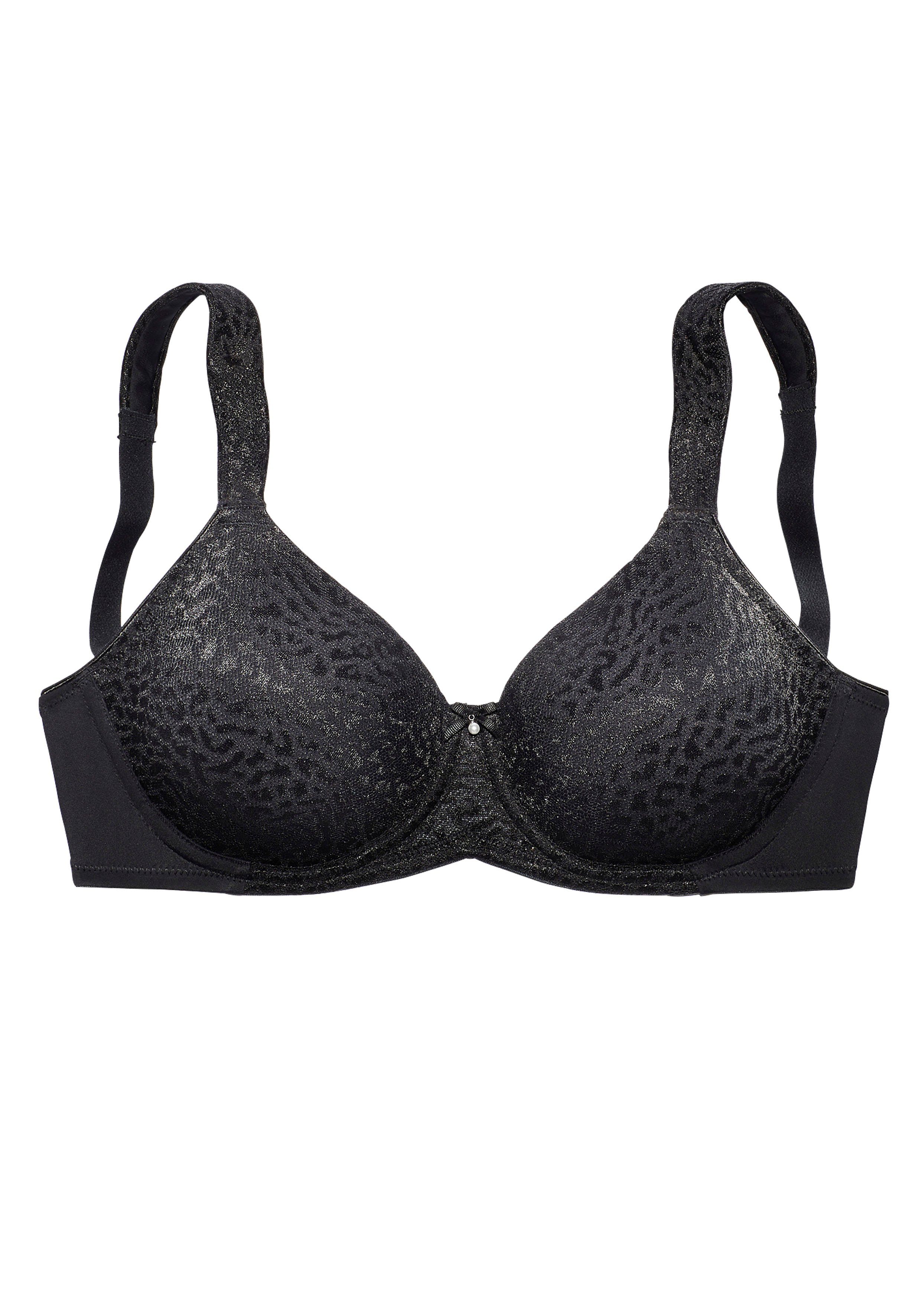 LASCANA Minimizer-BH mit Bügel aus schimmernder Jaquardspitze – ideal für große Größen – Bild 2 von 5