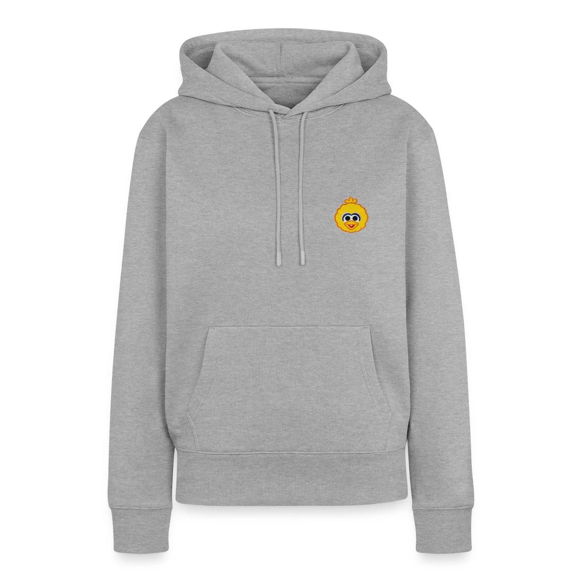 Spreadshirt Hoodie Sesamstraße Bibo Als Stickmotiv Damen Premium Hoodie (1-tlg)