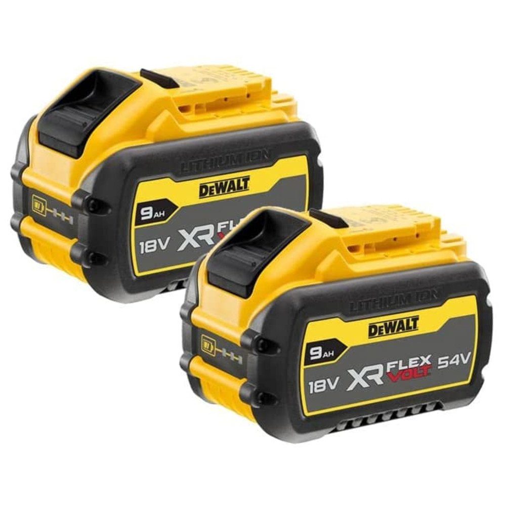 DeWalt Ersatz-Akku FLEXVOLT 18 V/54 V XR, 9,0 Ah, Li-Ion, 2er Pack Akku