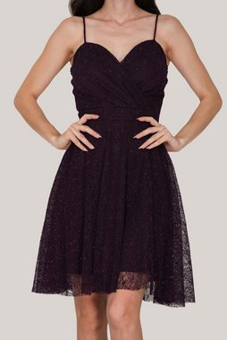 Modabout Abendkleid Kurzes Abendkleid für Damen Kleid Cocktailkleid - NELB0553D8999K-M (1-tlg)