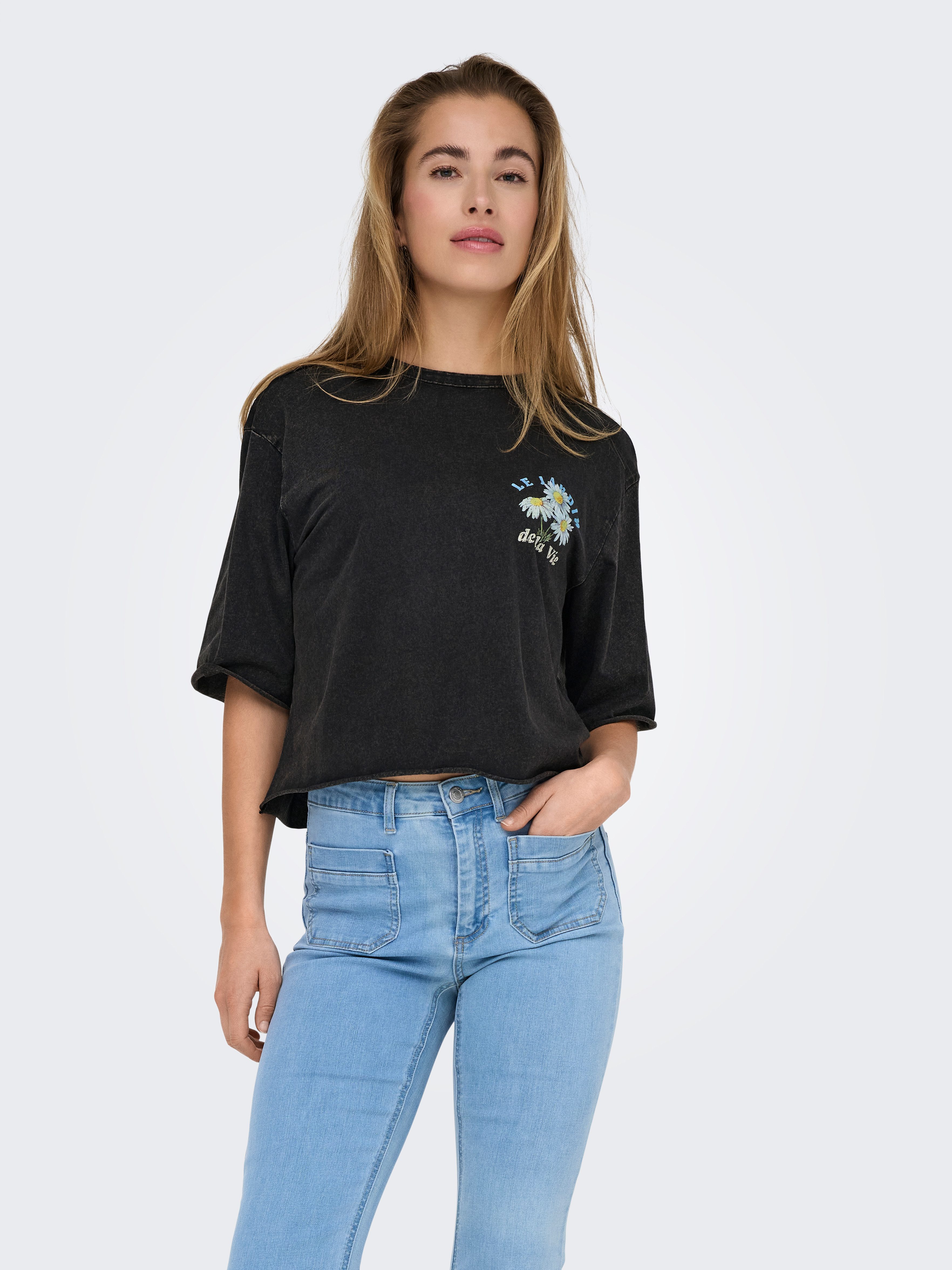 ONLY Kurzarmshirt ONLLUCY LIFE S/S FLOWERS günstig online kaufen