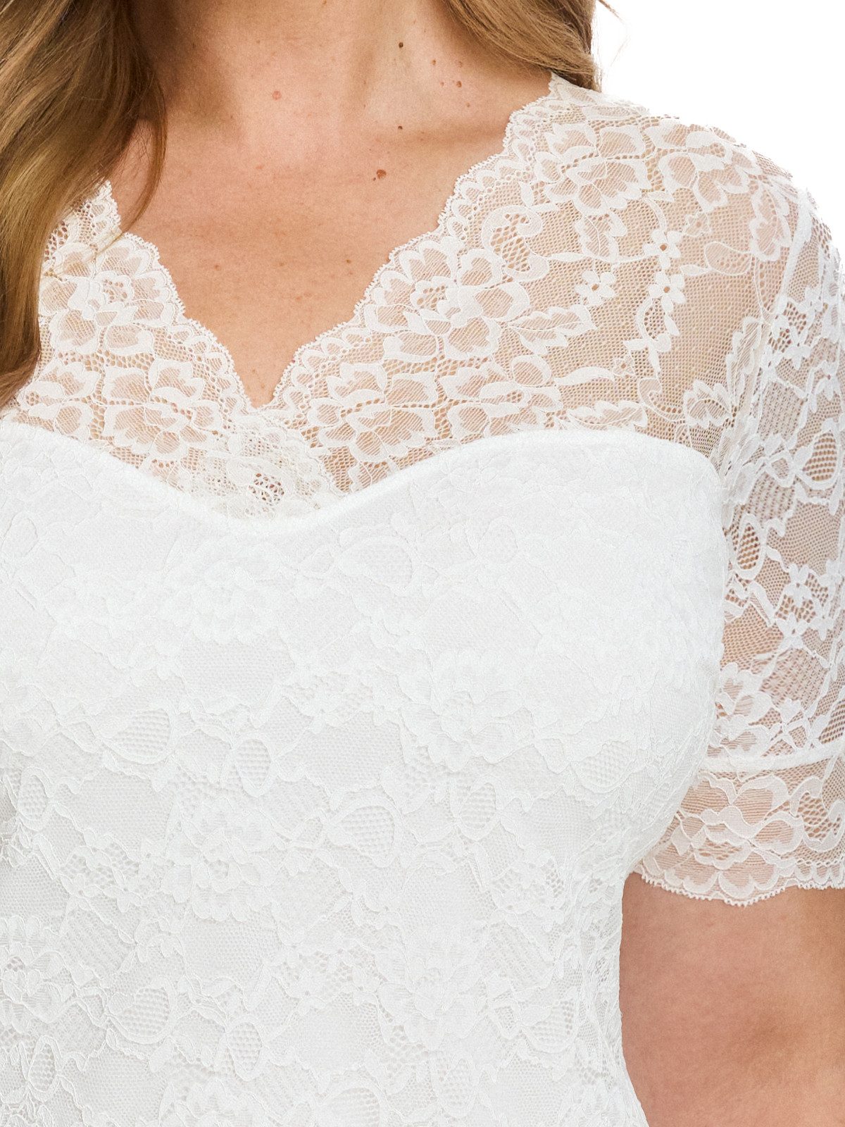 Susa Dirndlbluse Dirndl Spitzenshirt 1/2 Arm Wiesn-Zauber (Stück, 1-tlg) - günstig online kaufen