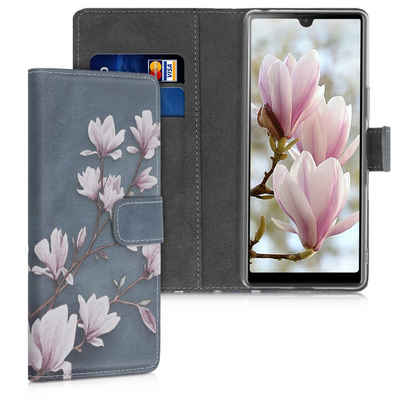 kwmobile Handyhülle Wallet Case für Sony Xperia L4, Hülle mit Ständer Kartenfächer - Handyhülle