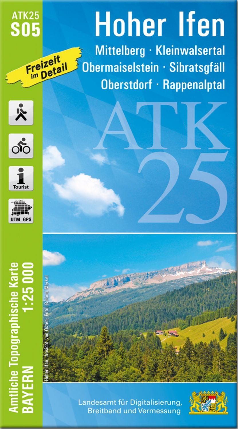 ATK25-S05 Hoher Ifen (Amtliche Topographische Karte 1:25000) / diverse